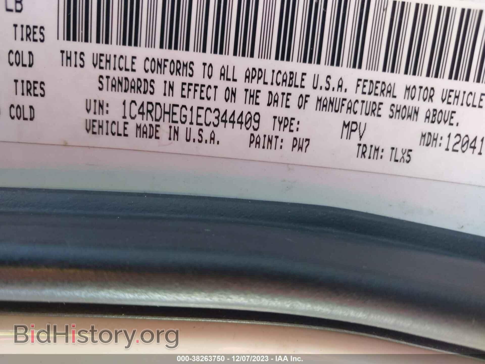 2014 DODGE DURANGO - VIN: 1C4RDHEG1EC344409 - Фото 9