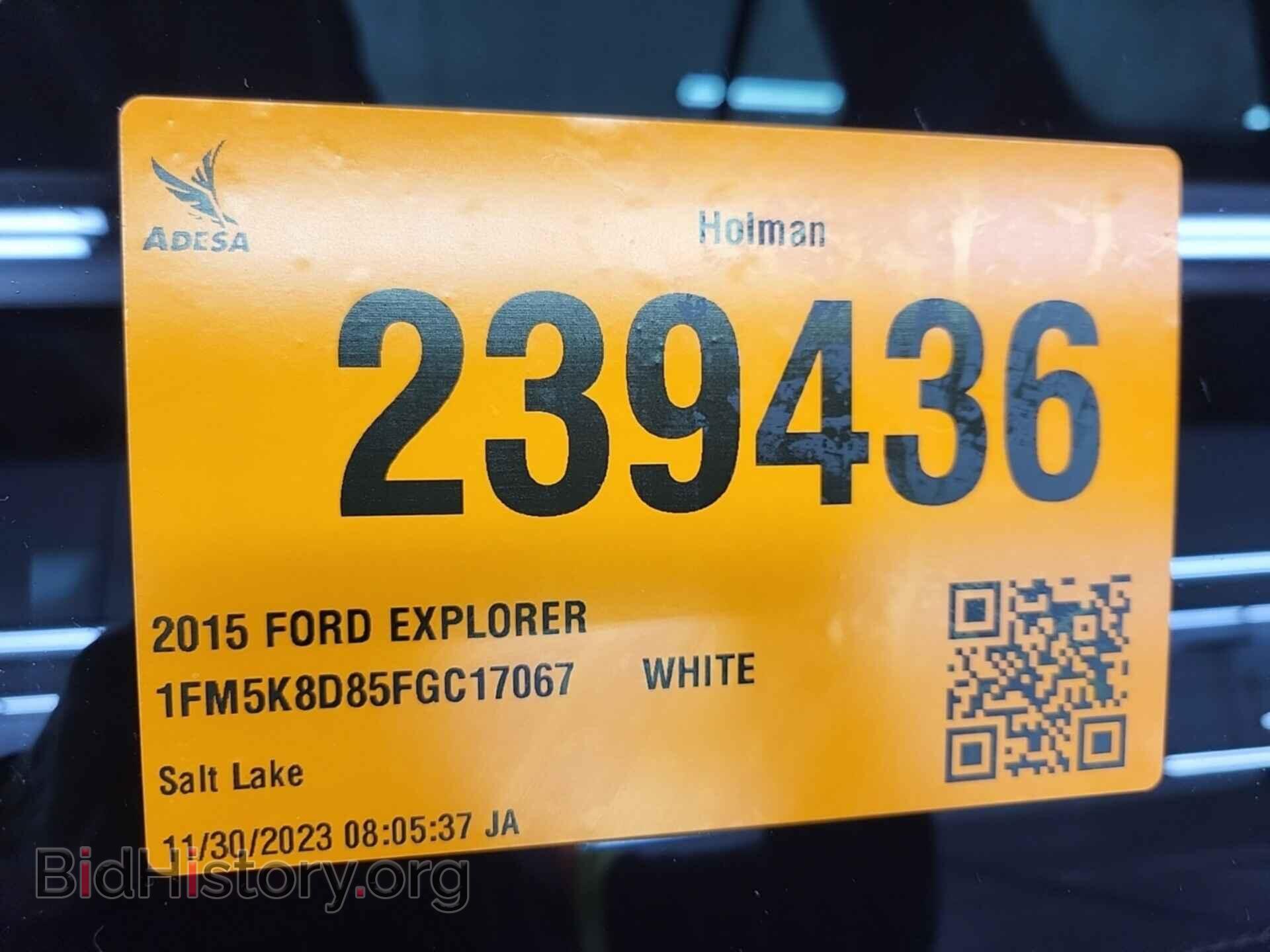 2015 FORD EXPLORER - VIN: 1FM5K8D85FGC17067 - Фото 4