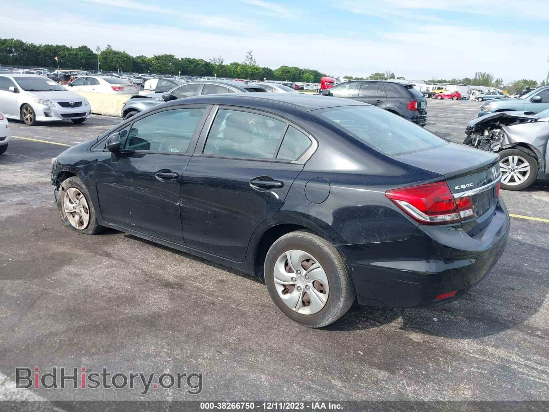 2013 HONDA CIVIC - VIN: 2HGFB2F57DH553976 - Фото 3