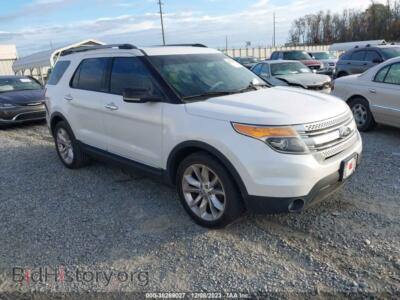 2012 Ford EXPLORER XLT, белый — VIN 1FMHK7D86CGA75167, IAAI