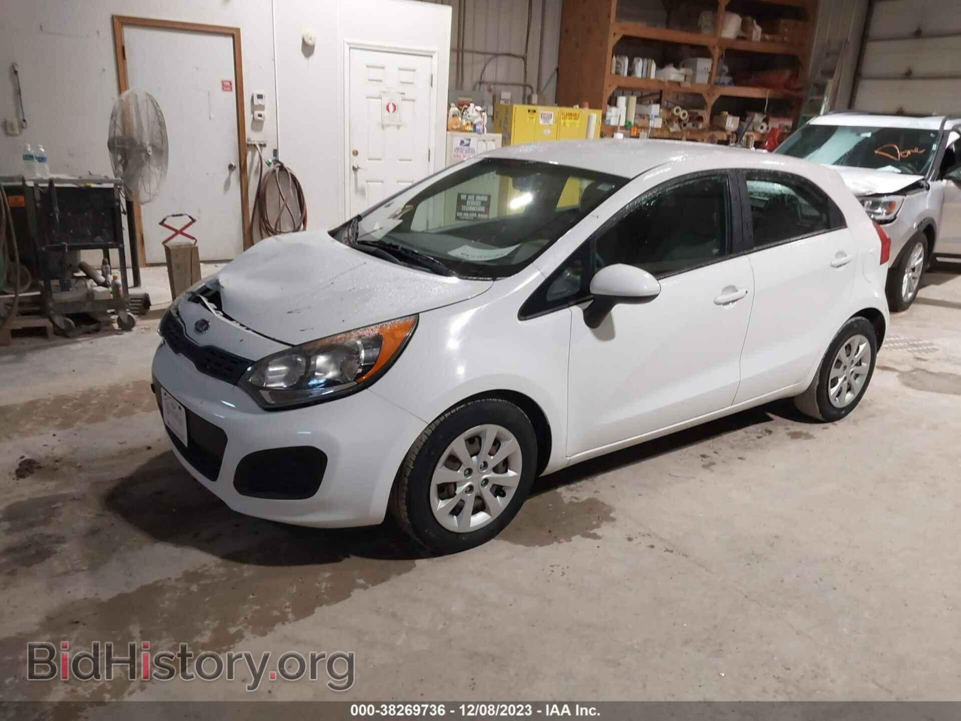2012 KIA RIO5 - VIN: KNADM5A36C6028749 - Фото 2