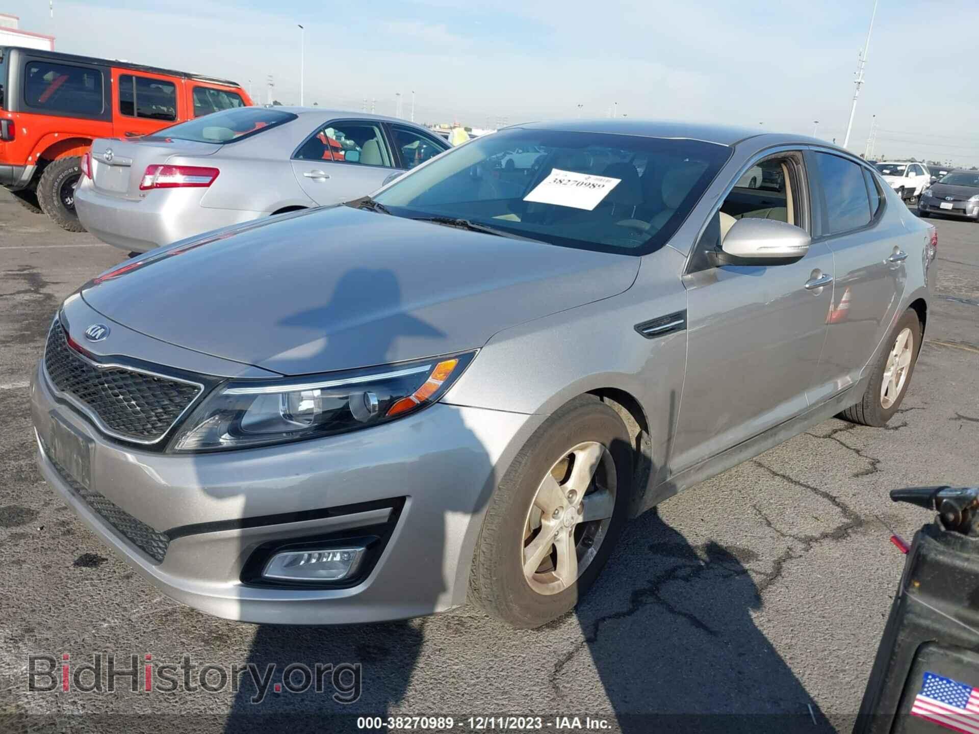 2015 KIA OPTIMA - VIN: KNAGM4A77F5531078 - Фото 2