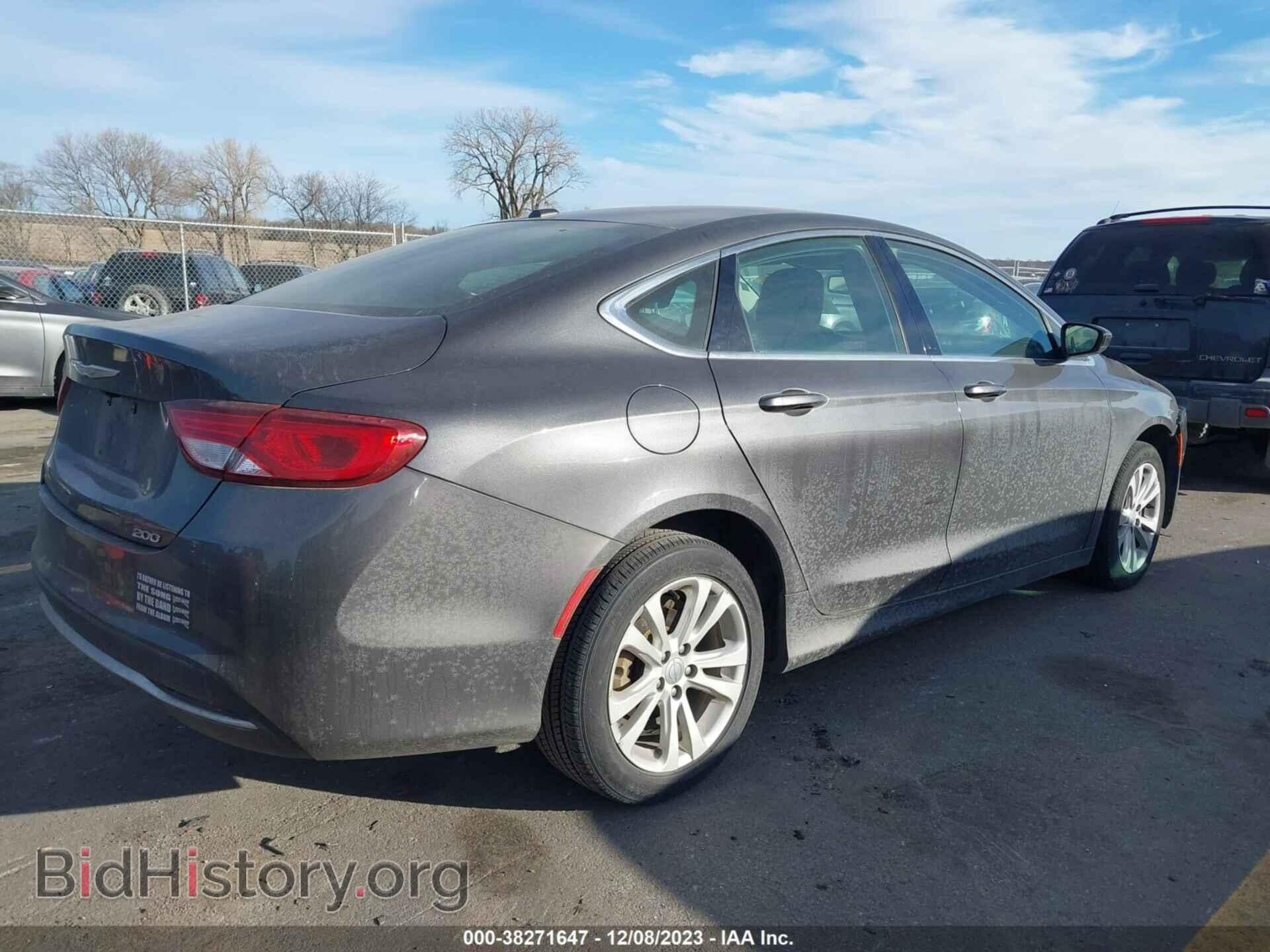 2015 CHRYSLER 200 - VIN: 1C3CCCAB5FN605959 - Фото 4