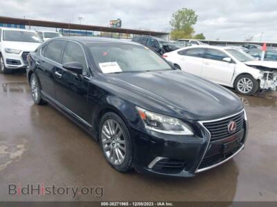 2013 Lexus LS 460 L, черный — VIN JTHGL5EF8D5050104, IAAI