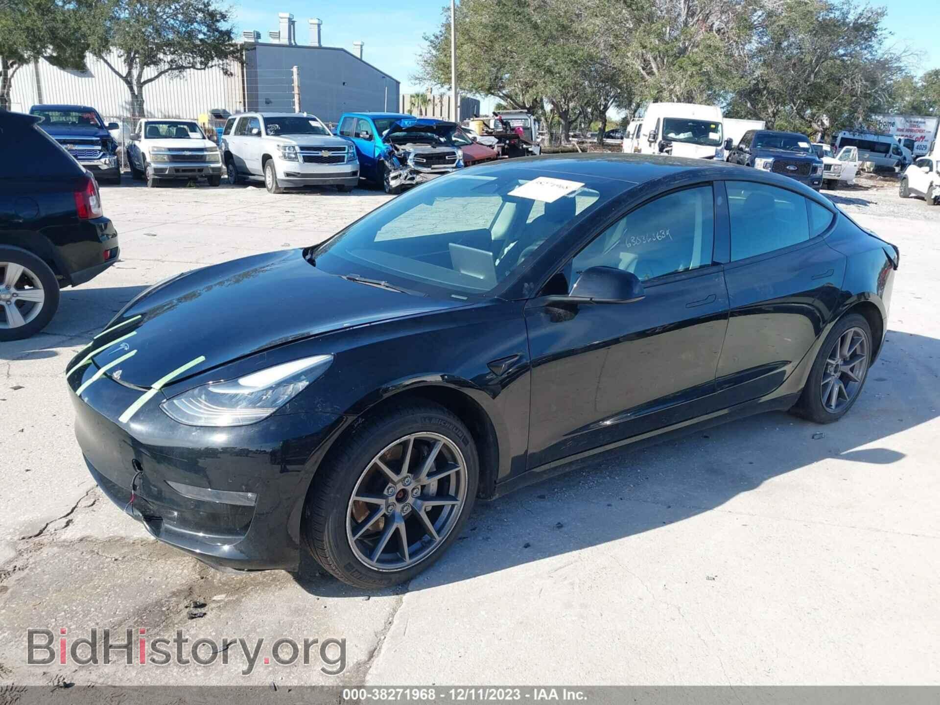 2022 TESLA MODEL 3 - VIN: 5YJ3E1EB8NF328273 - Фото 2