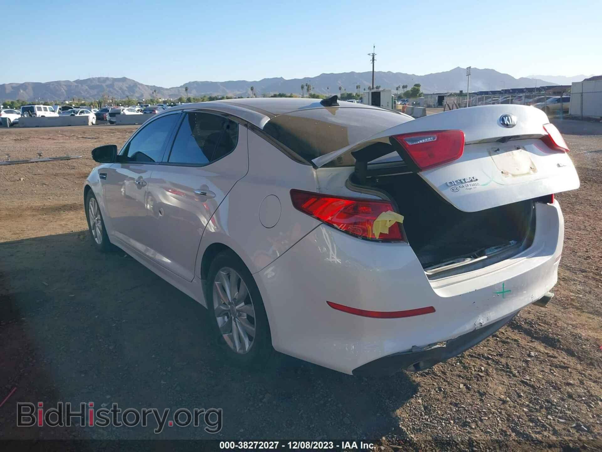 2015 KIA OPTIMA - VIN: 5XXGN4A73FG483011 - Фото 3
