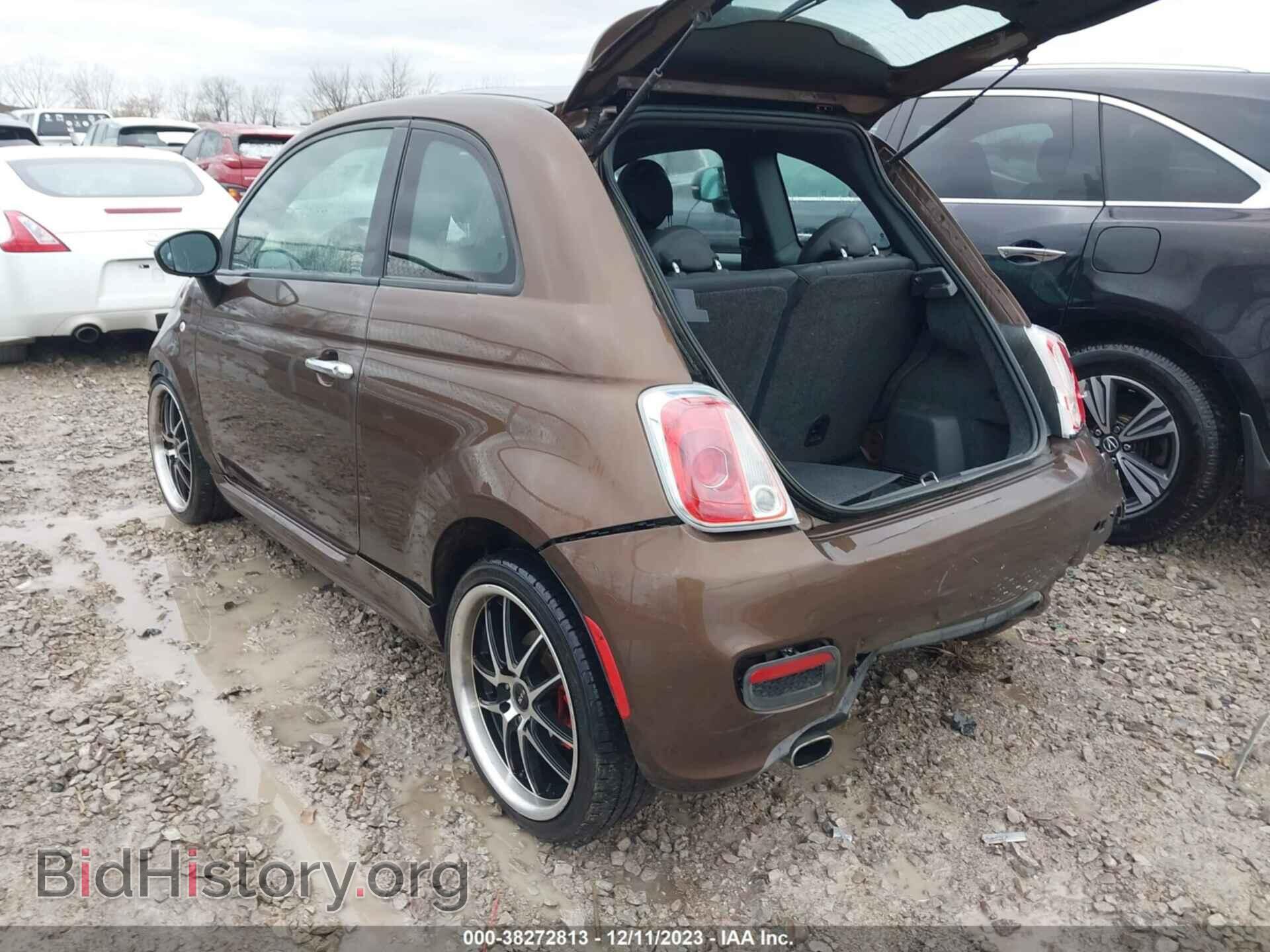 2012 FIAT 500 - VIN: 3C3CFFBR2CT113762 - Фото 3