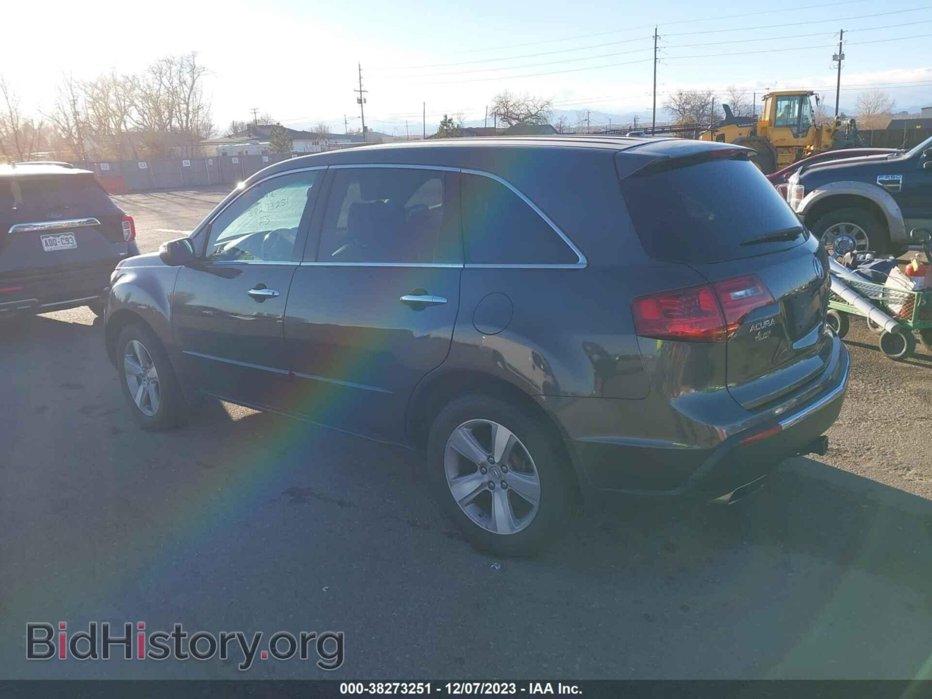 2012 ACURA MDX - VIN: 2HNYD2H34CH514316 - Фото 3