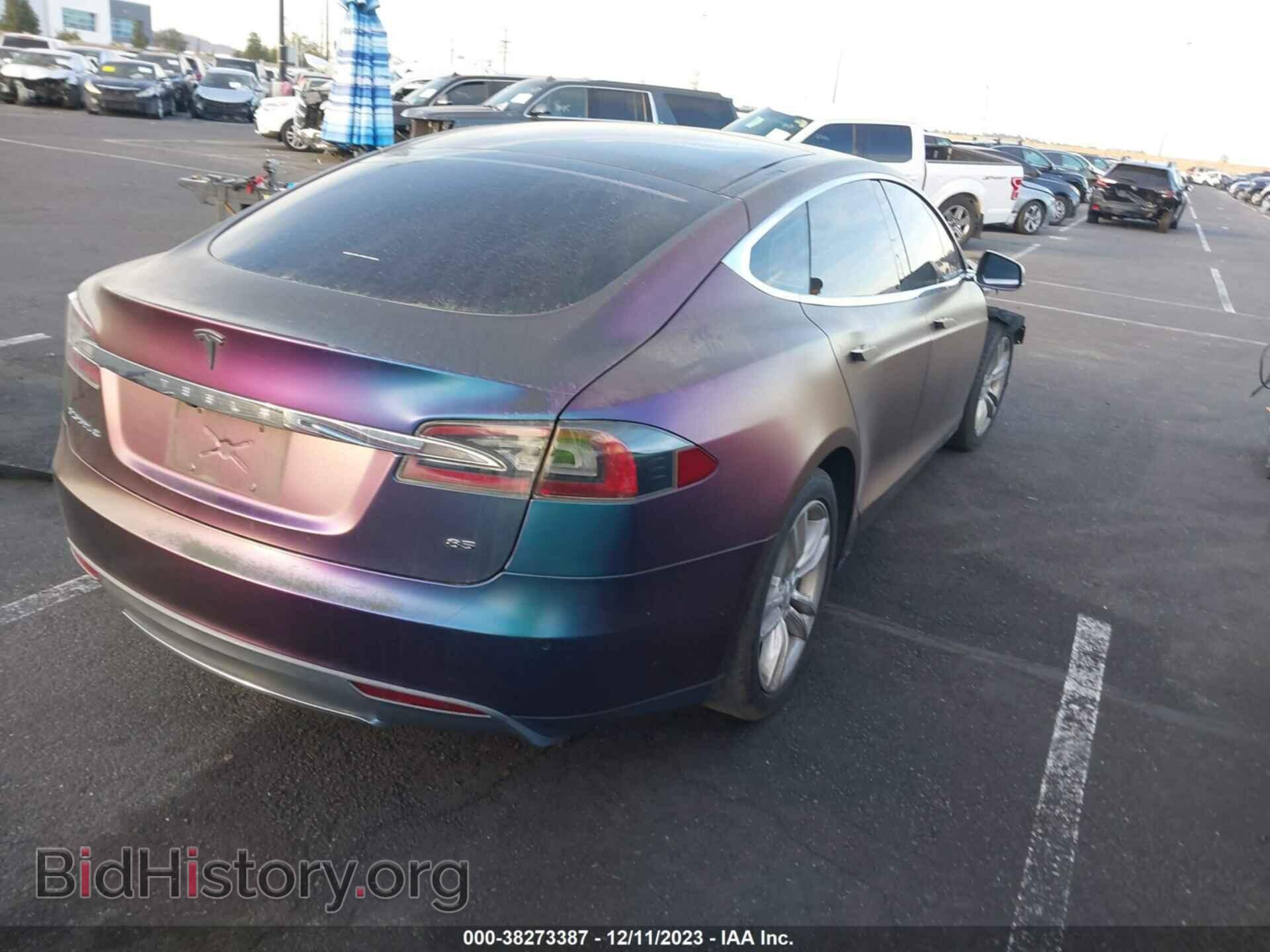 2014 TESLA MODEL S - VIN: 5YJSA1H12EFP51635 - Фото 4