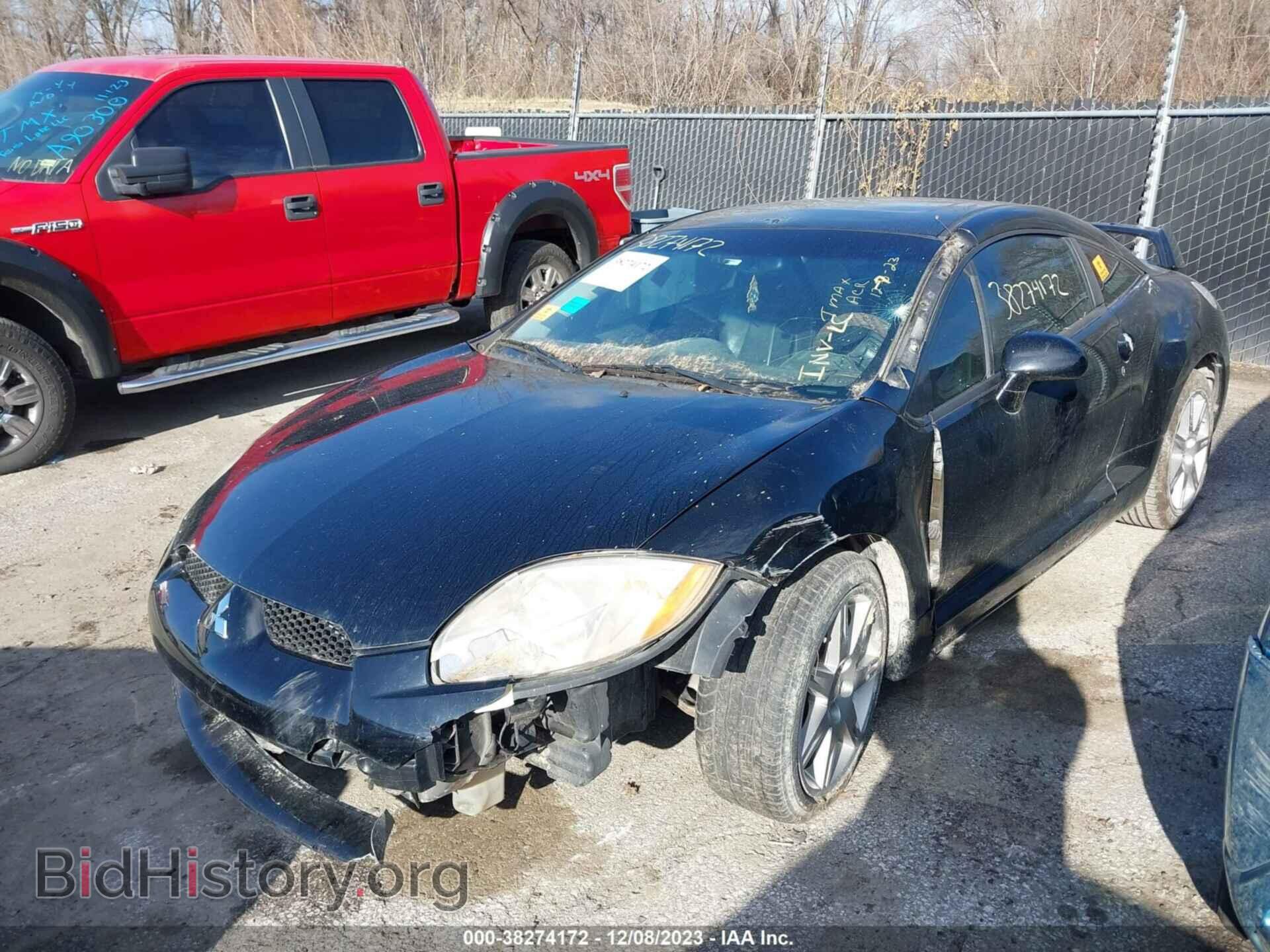 2008 MITSUBISHI ECLIPSE - VIN: 4A3AK64F48E034731 - Фото 2