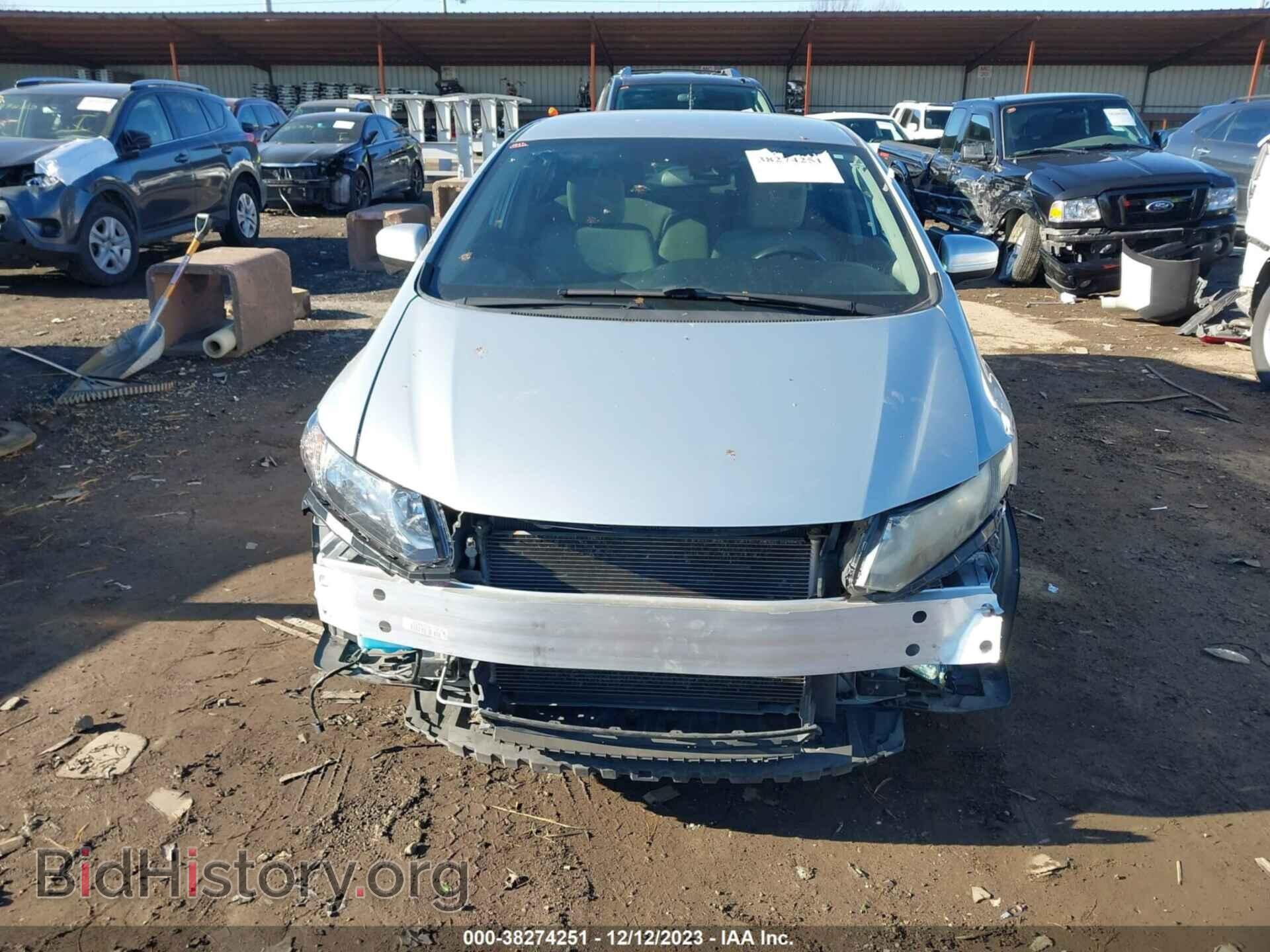 2014 HONDA CIVIC HYBRID - VIN: 19XFB4F2XEE201195 - Фото 6