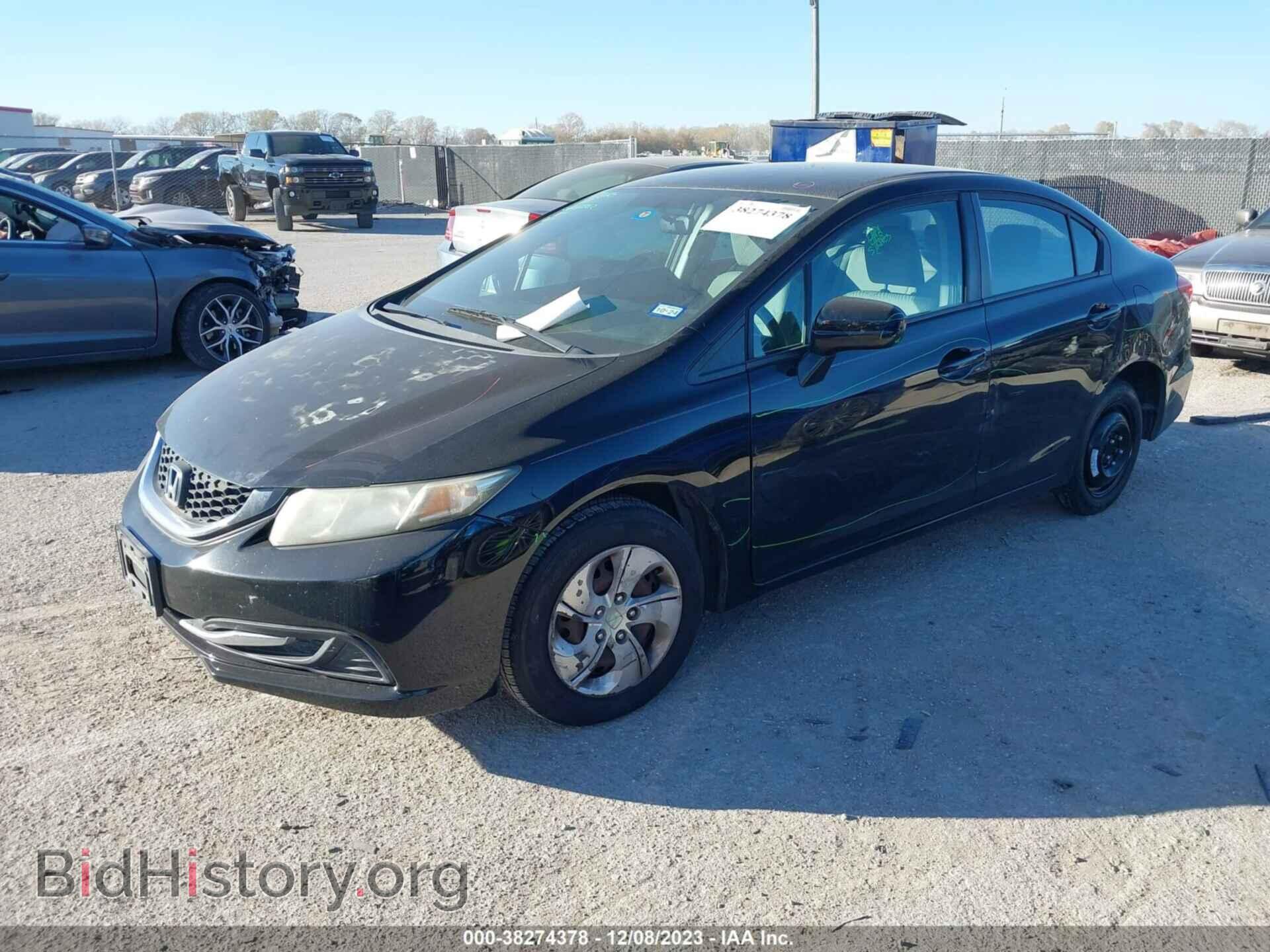 2014 HONDA CIVIC - VIN: 19XFB2F55EE006507 - Фото 2