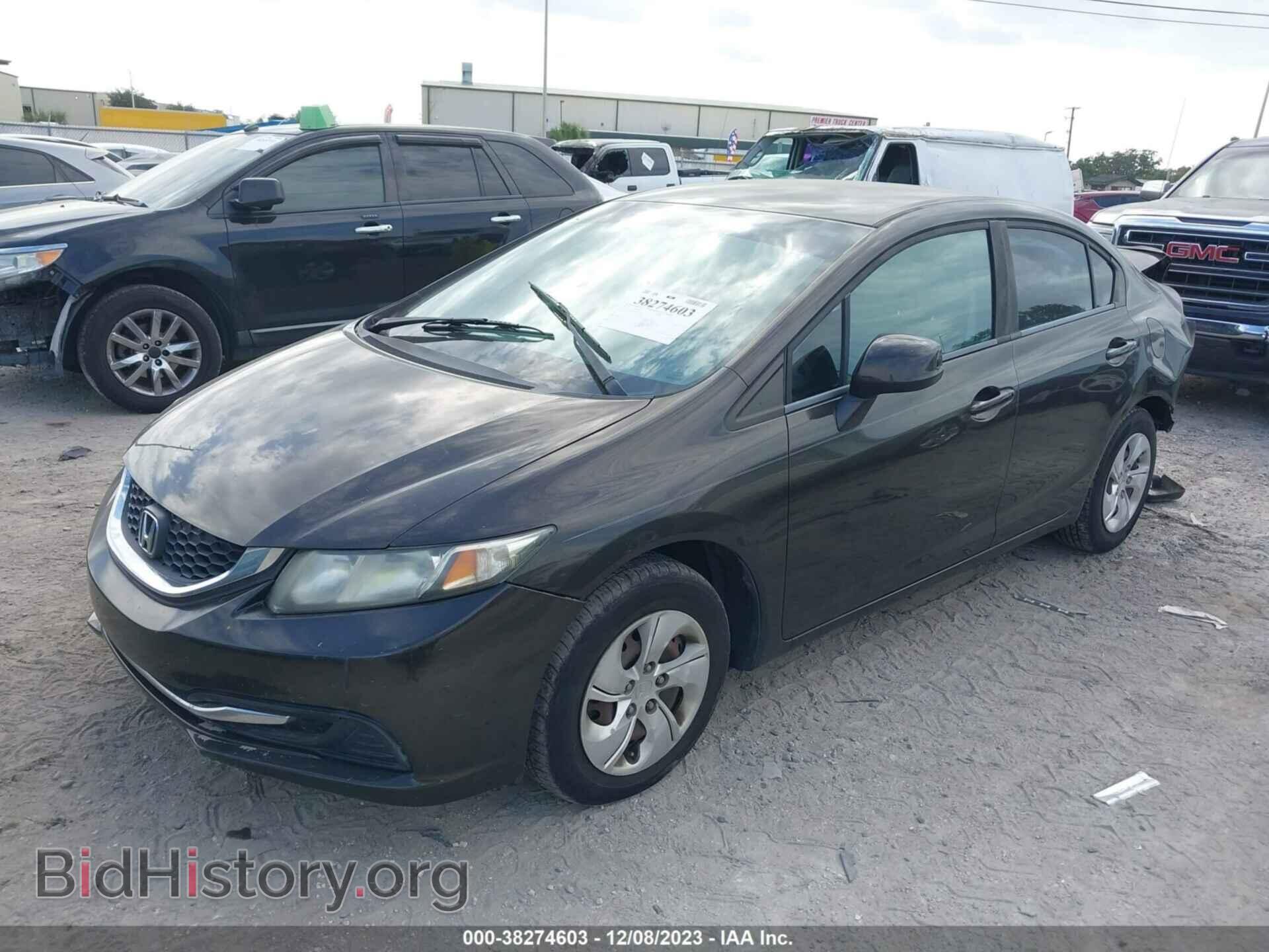 2013 HONDA CIVIC - VIN: 19XFB2F59DE035958 - Фото 2