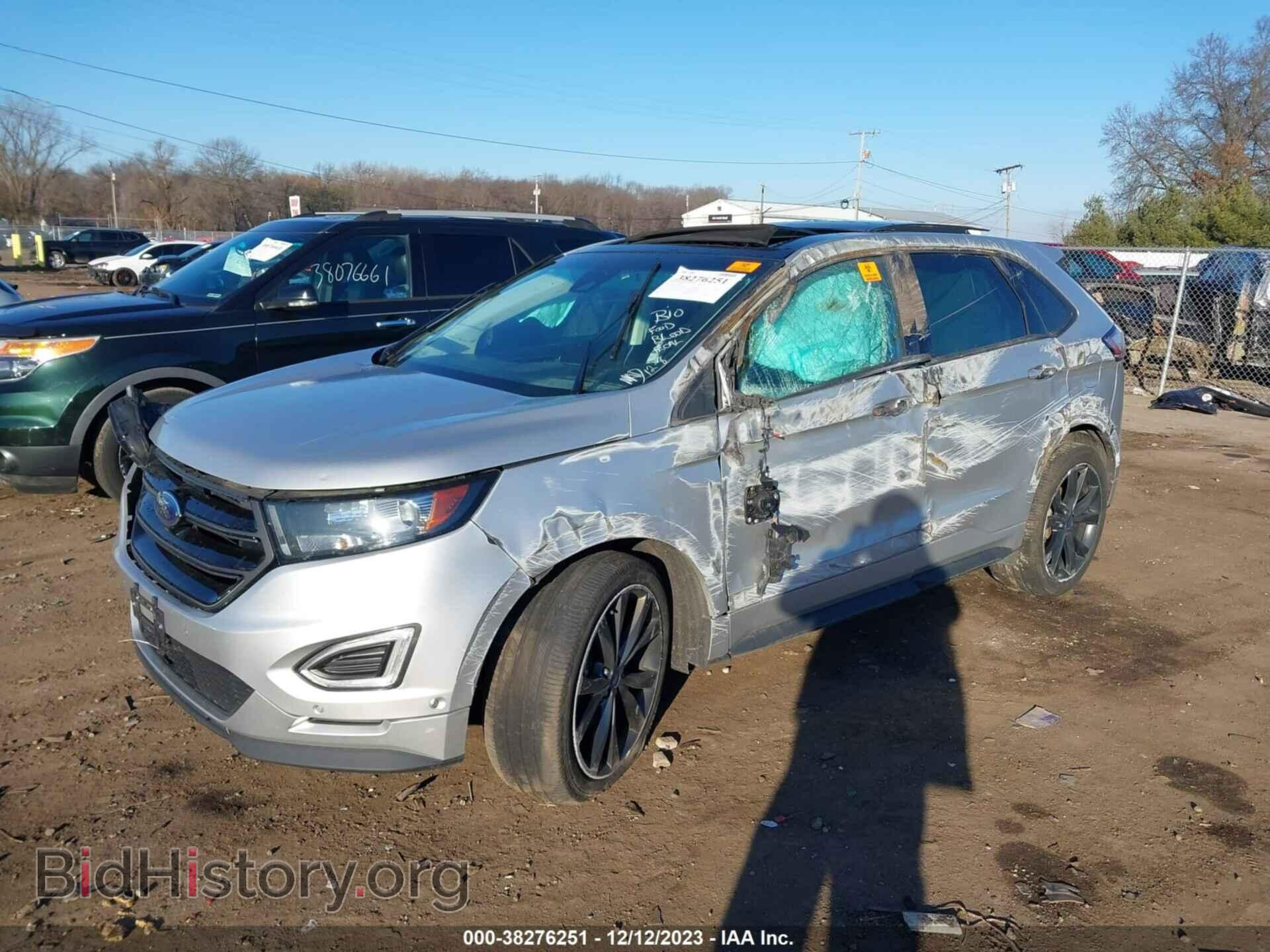 2015 FORD EDGE - VIN: 2FMTK4AP2FBB76934 - Фото 2