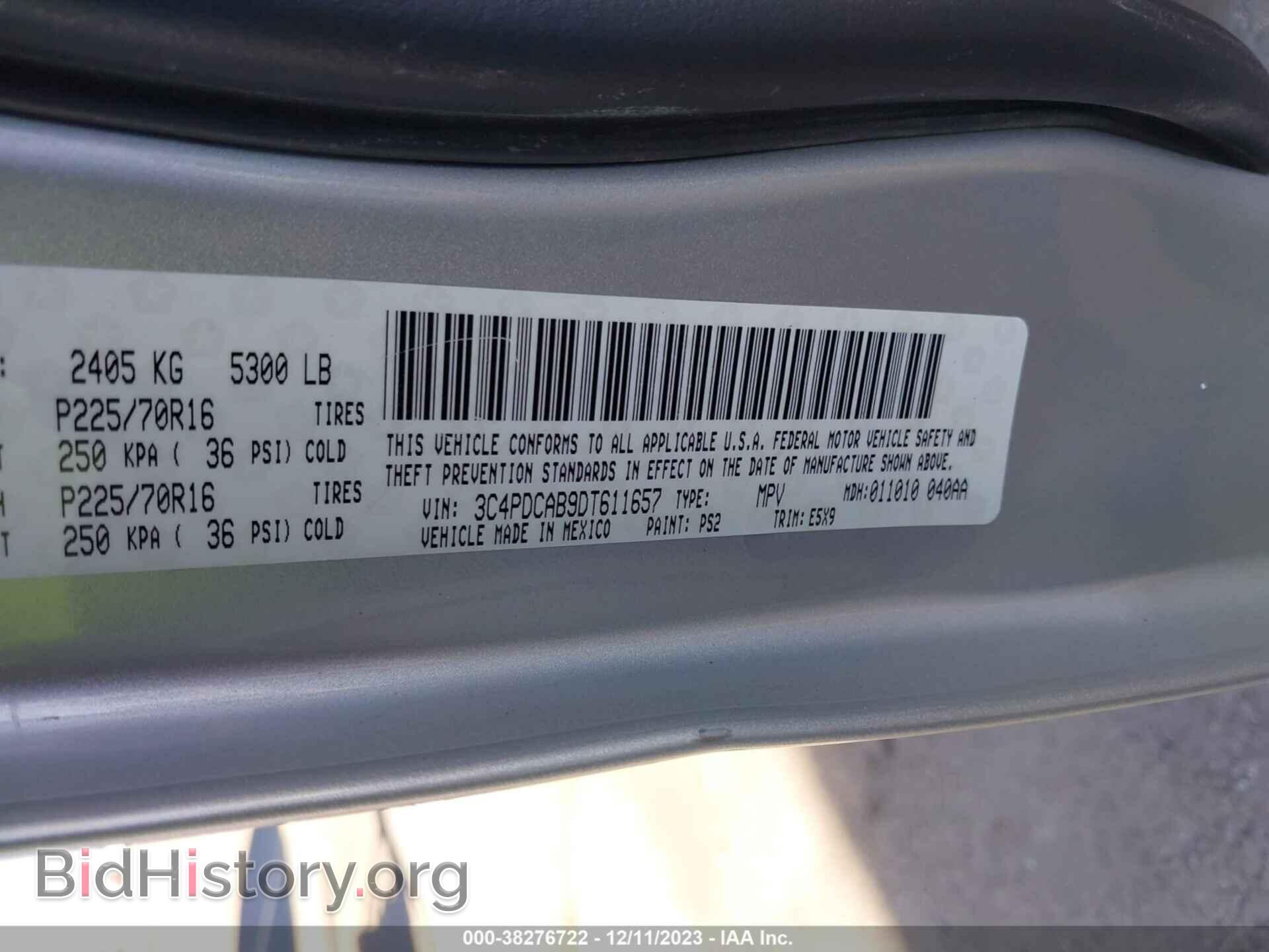 2013 DODGE JOURNEY - VIN: 3C4PDCAB9DT611657 - Фото 9