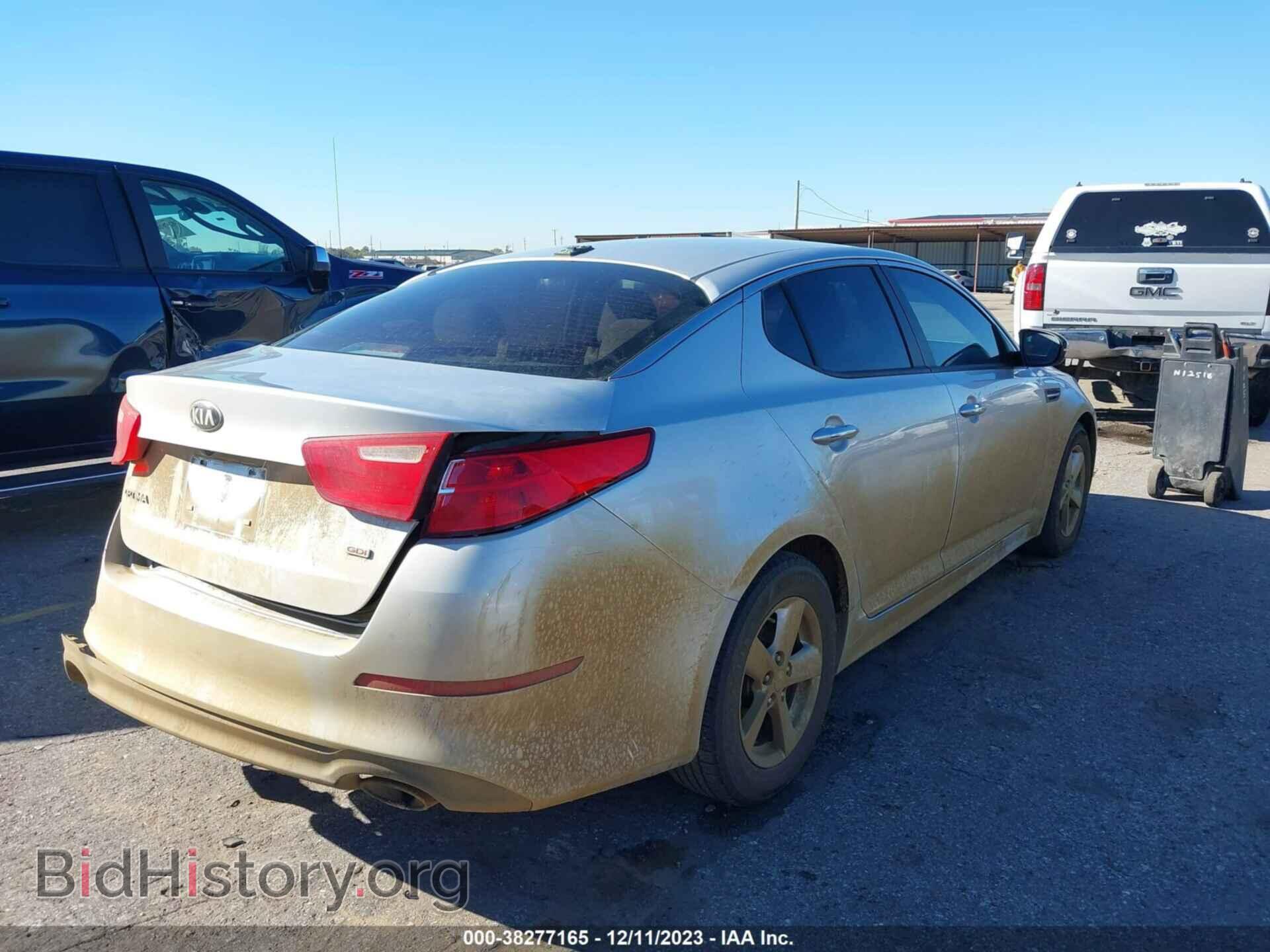 2015 KIA OPTIMA - VIN: 5XXGM4A75FG356179 - Фото 4