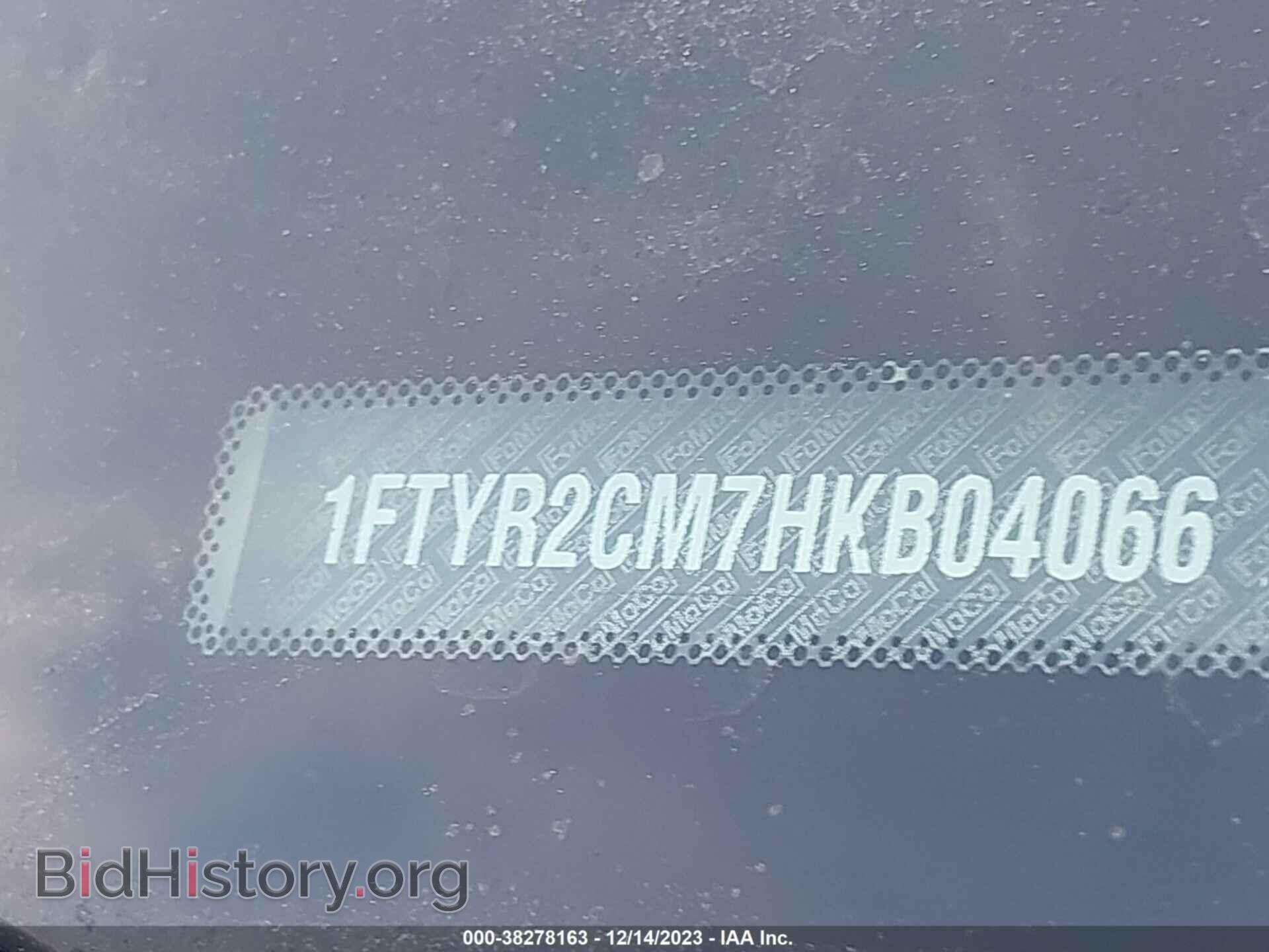 2017 FORD TRANSIT-250 - VIN: 1FTYR2CM7HKB04066 - Фото 9