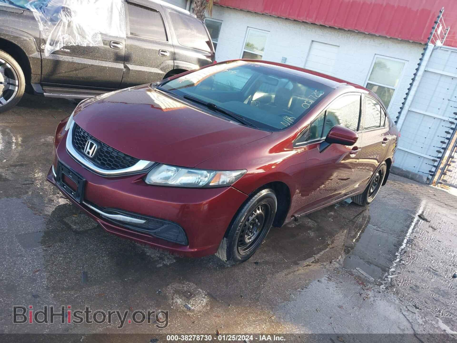 2014 HONDA CIVIC - VIN: 19XFB2F51EE001725 - Фото 2