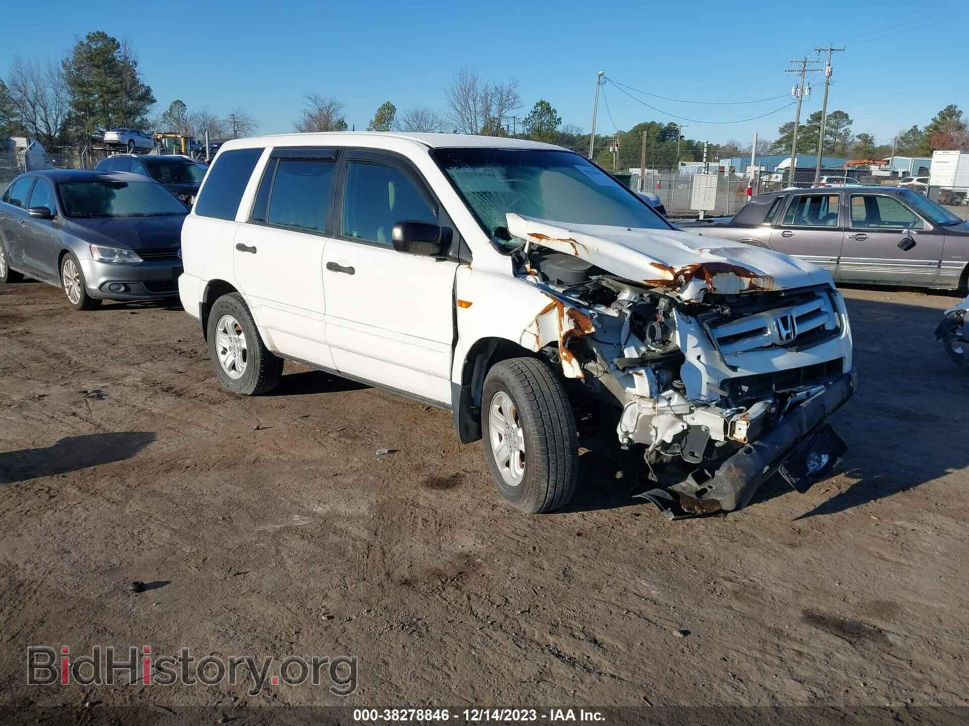 Photo 5FNYF28176B033758 - HONDA PILOT 2006