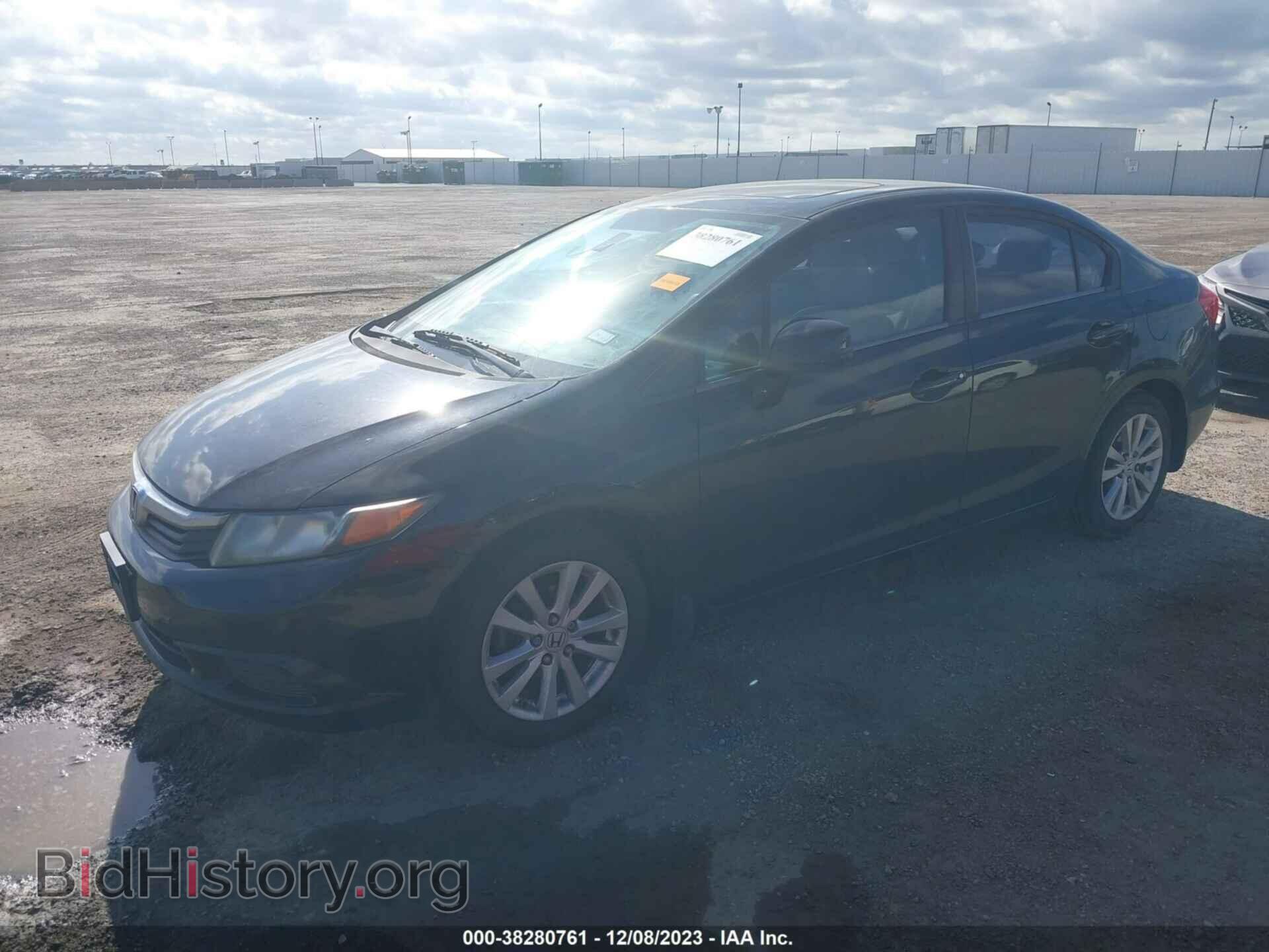 2012 HONDA CIVIC SDN - VIN: 19XFB2F80CE010066 - Фото 2