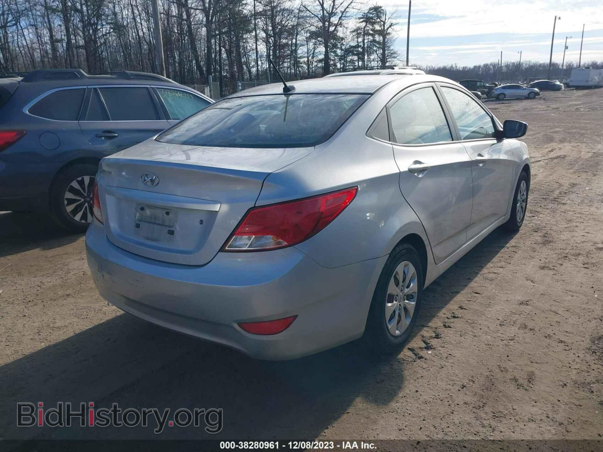 2016 HYUNDAI ACCENT - VIN: KMHCT4AE7GU029581 - Фото 4