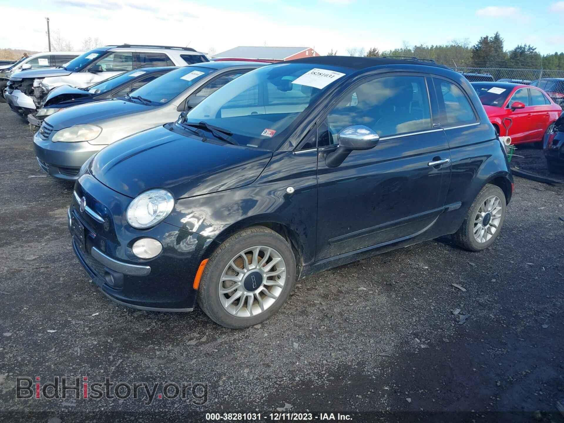 2012 FIAT 500C - VIN: 3C3CFFER0CT335969 - Фото 2