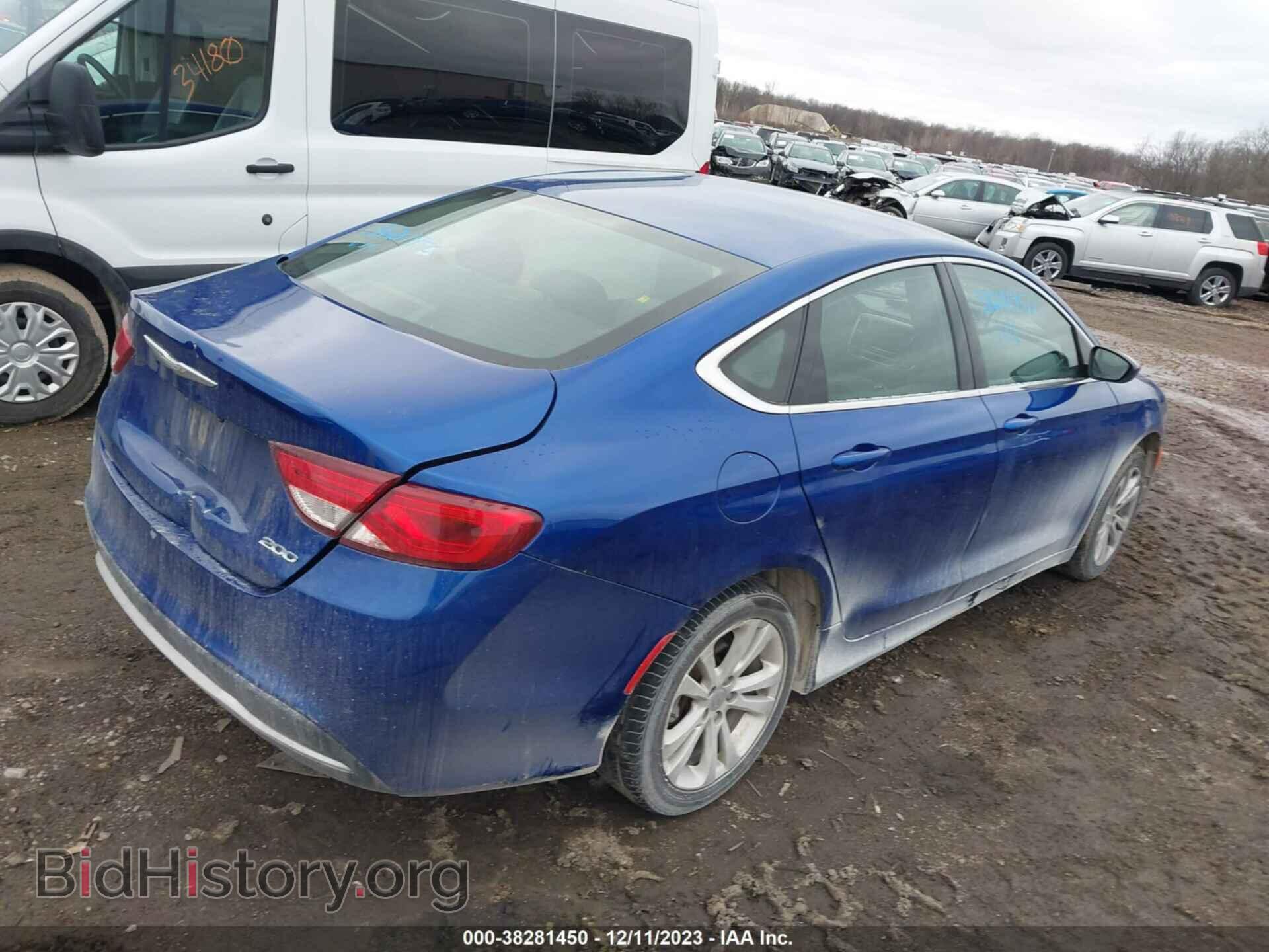 2015 CHRYSLER 200 - VIN: 1C3CCCAB2FN631371 - Фото 4