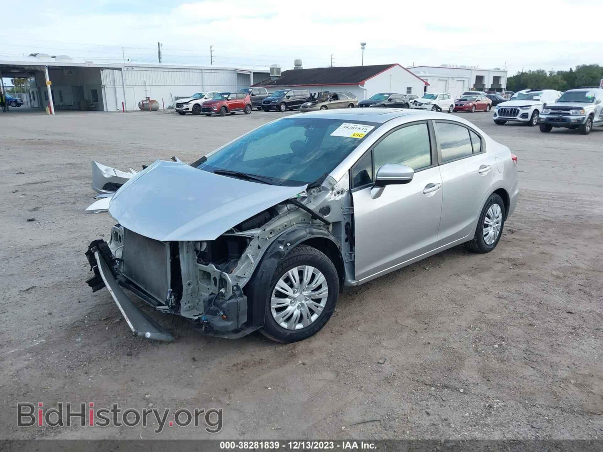 2014 HONDA CIVIC - VIN: 19XFB2F80EE045466 - Photo 2
