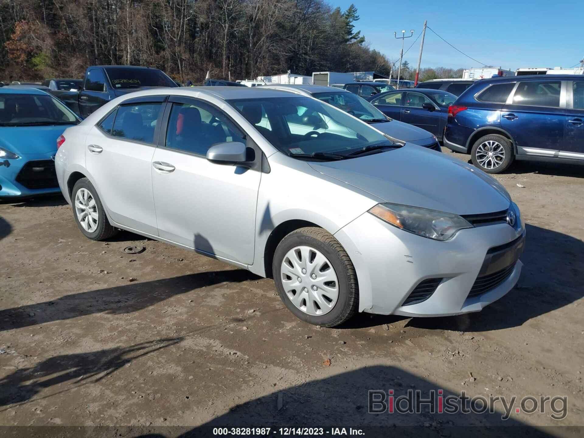 Photo 2T1BURHE6FC297307 - TOYOTA COROLLA 2015