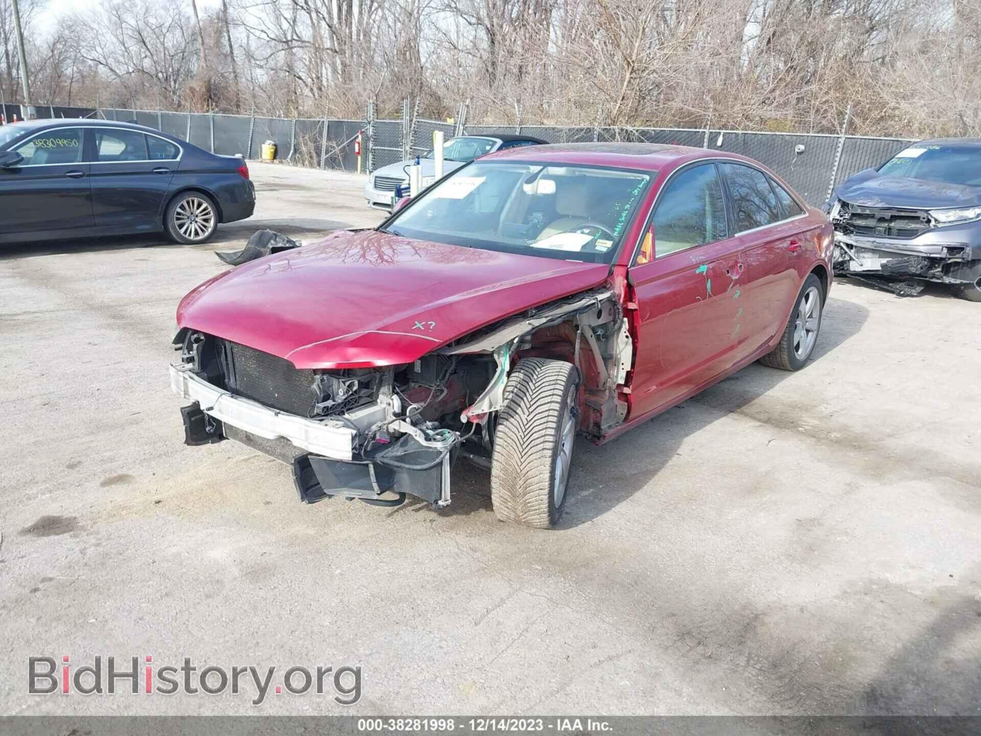 2012 AUDI A6 - VIN: WAUGGAFC8CN123549 - Фото 2