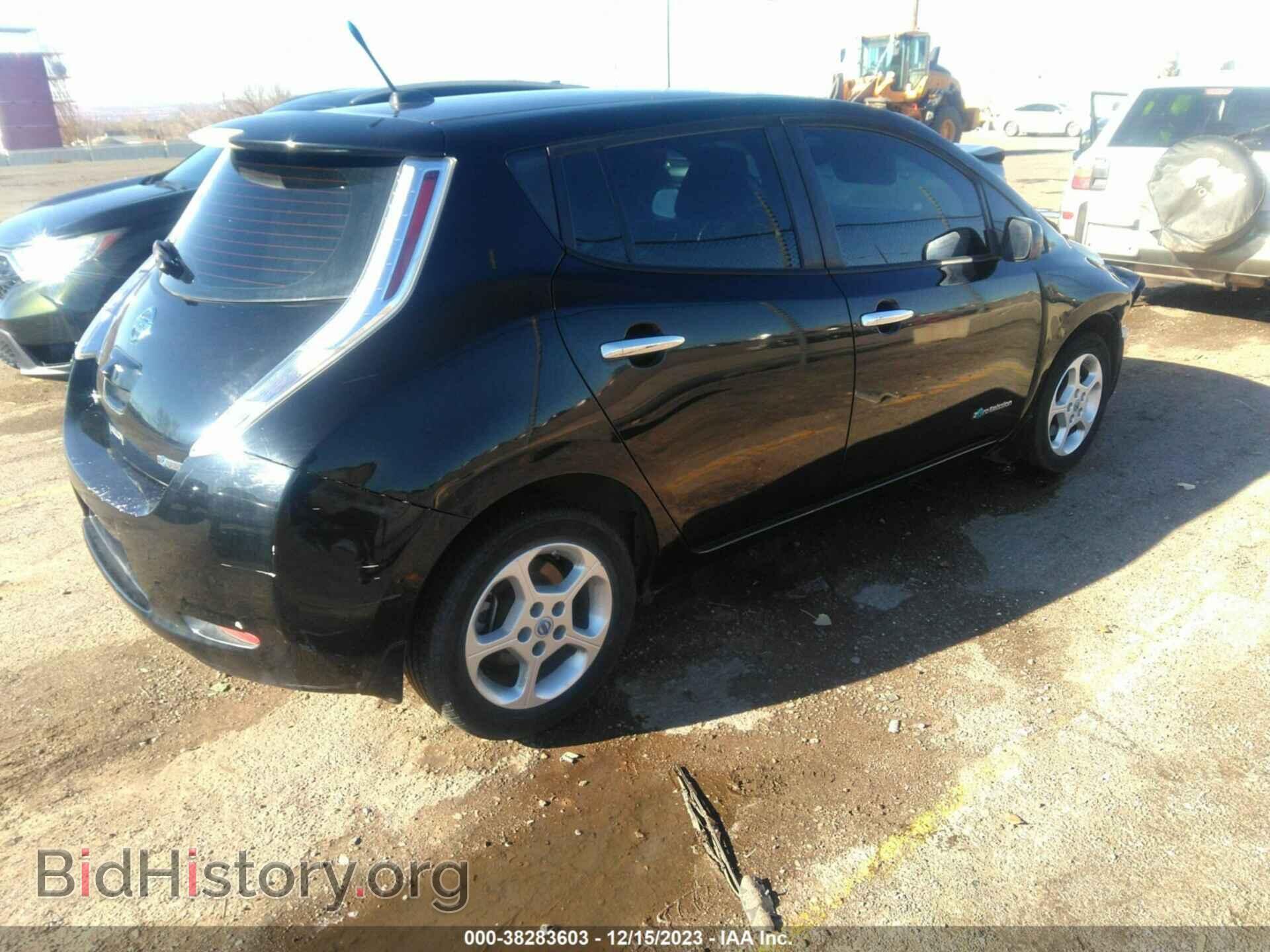 2014 NISSAN LEAF - VIN: 1N4AZ0CP3EC334439 - Фото 4