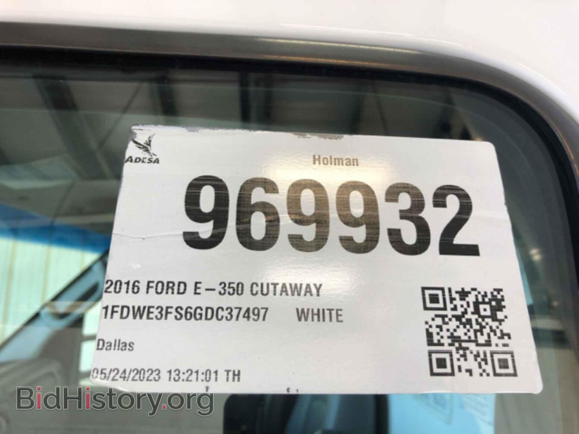 2016 FORD E-350 CUTAWAY - VIN: 1FDWE3FS6GDC37497 - Фото 3