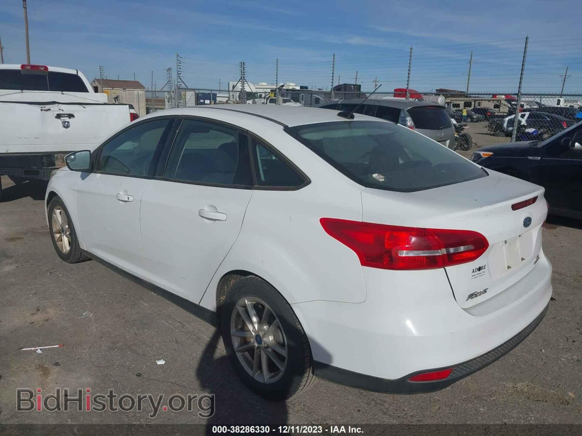 2015 FORD FOCUS - VIN: 1FADP3F2XFL249782 - Фото 3