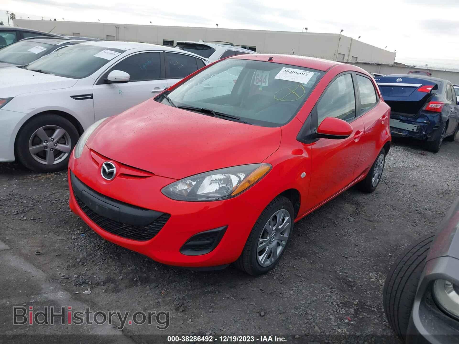 2013 MAZDA MAZDA2 - VIN: JM1DE1KZ2D0171052 - Фото 2