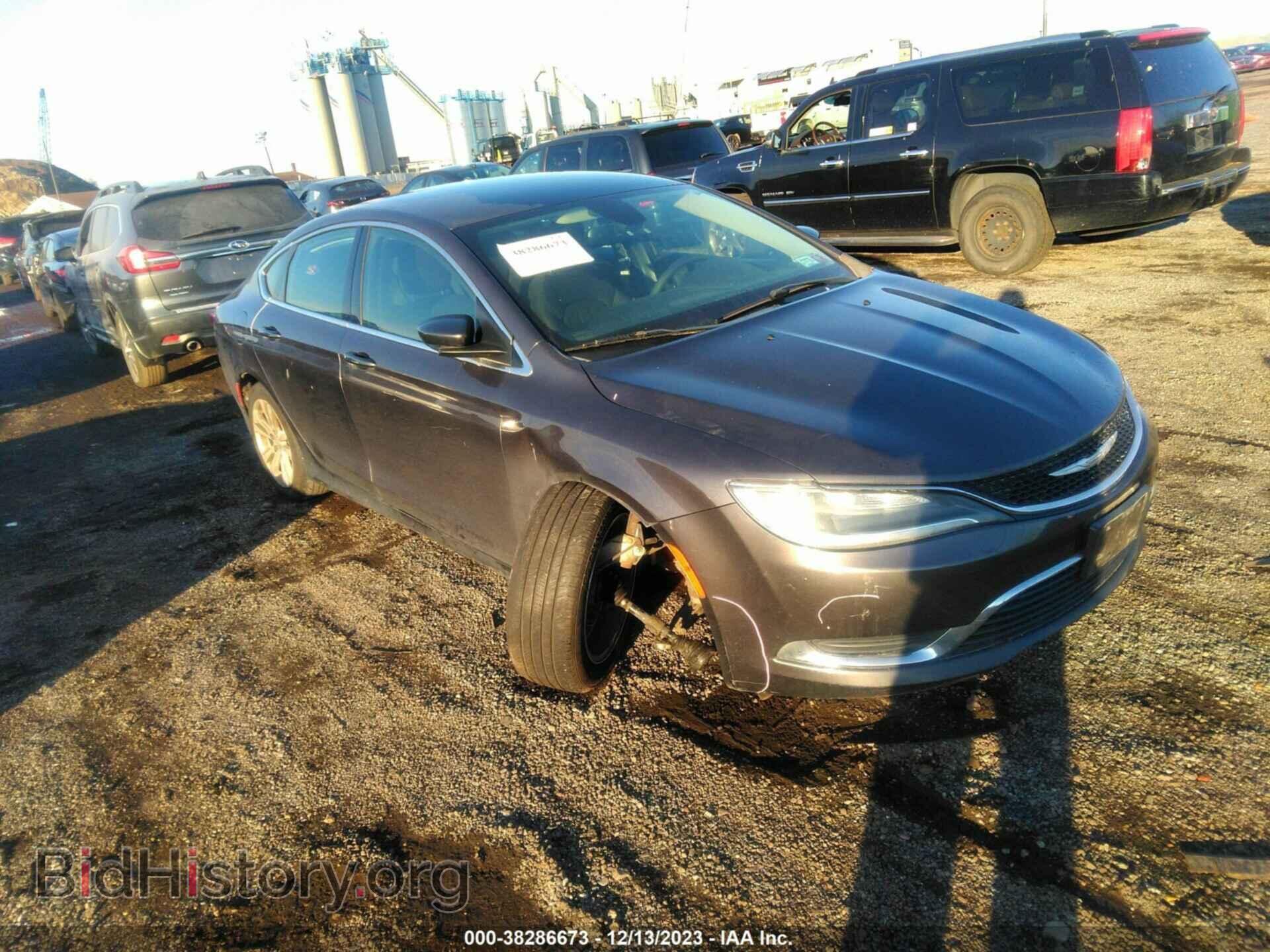 Фотография 1C3CCCAB3GN128143 - CHRYSLER 200 2016