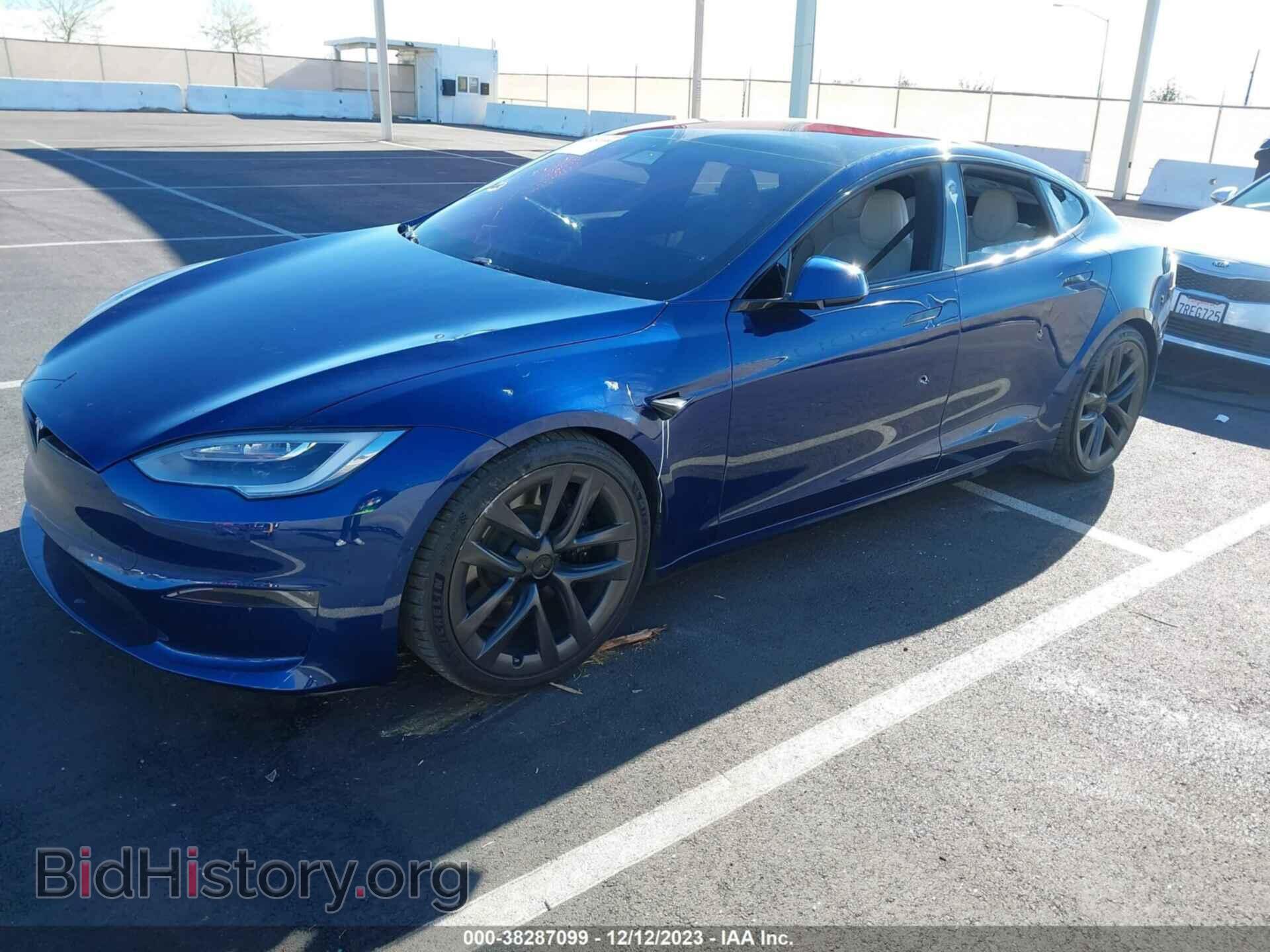 2021 TESLA MODEL S - VIN: 5YJSA1E65MF430803 - Фото 2