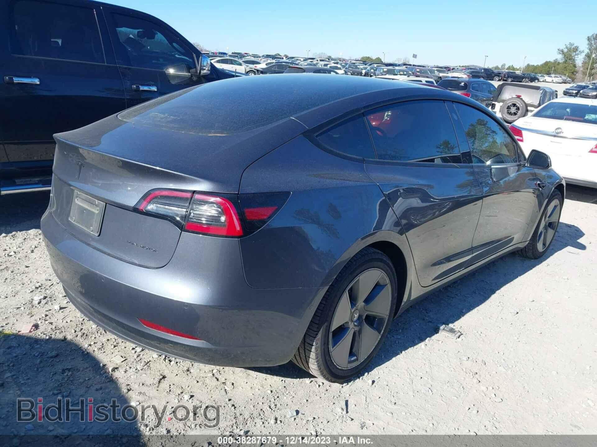2022 TESLA MODEL 3 - VIN: 5YJ3E1EB5NF177103 - Фото 4