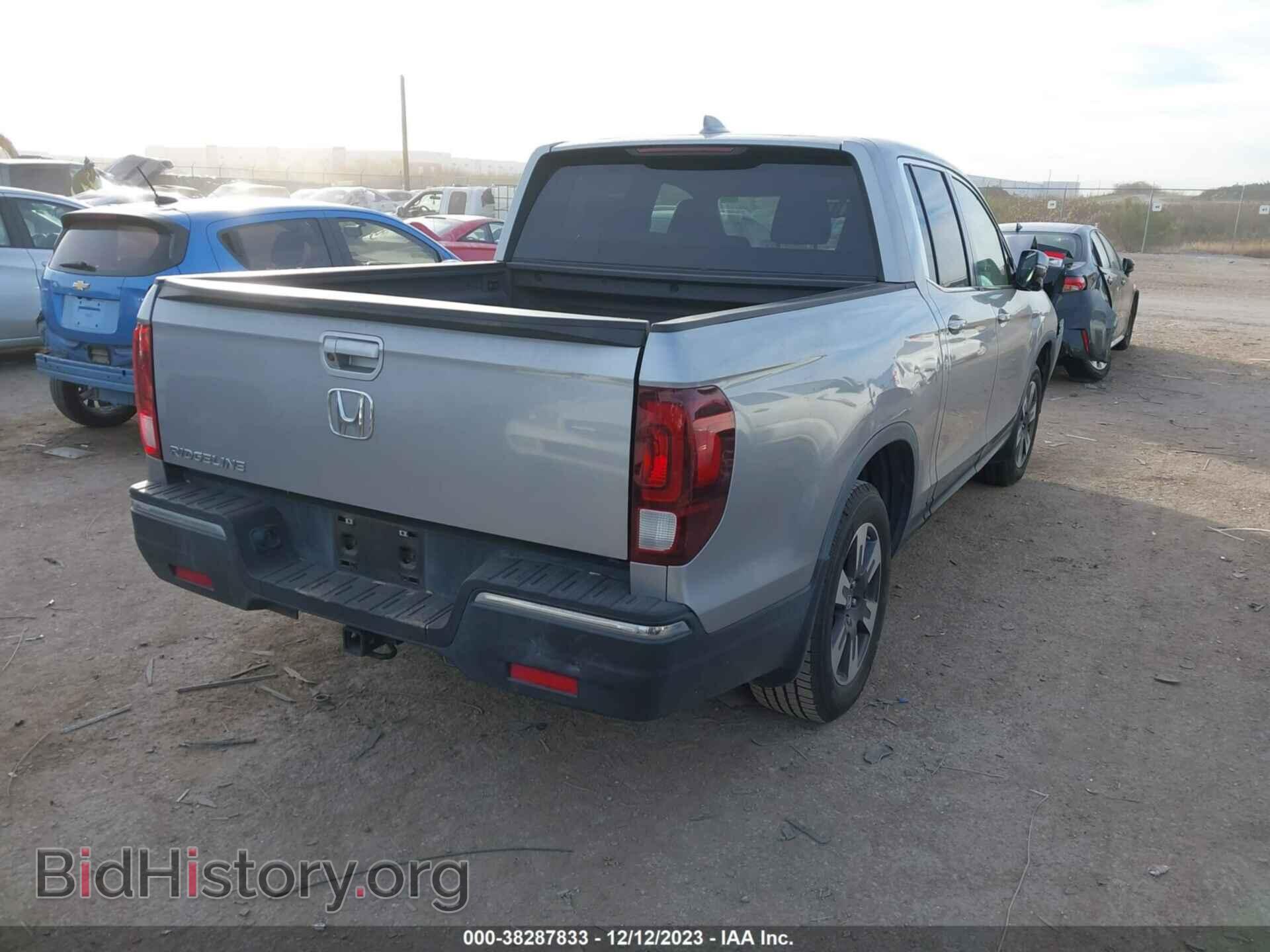 2017 HONDA RIDGELINE - VIN: 5FPYK2F62HB009792 - Фото 4