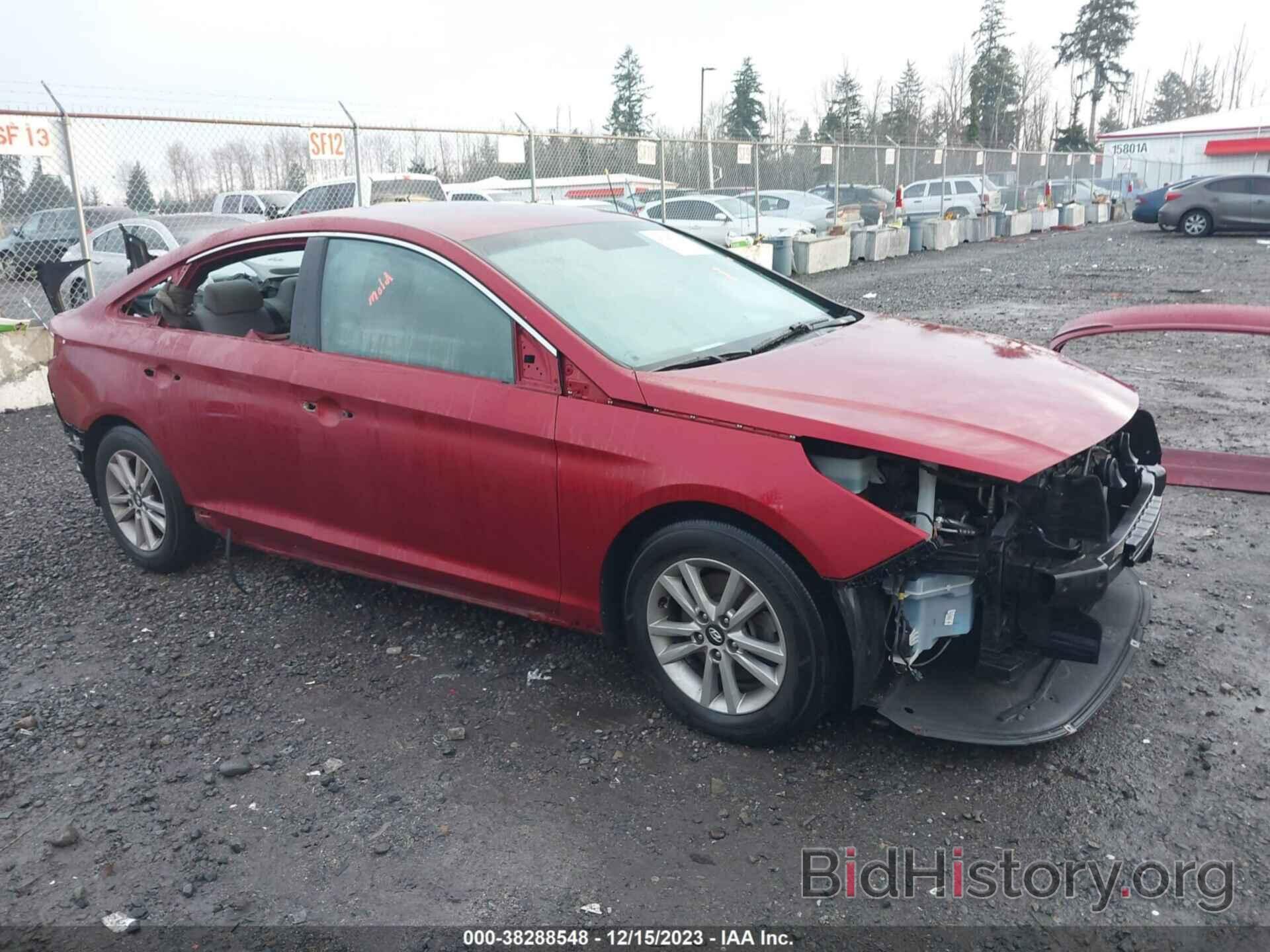 Photo 5NPE24AF5FH037633 - HYUNDAI SONATA 2015