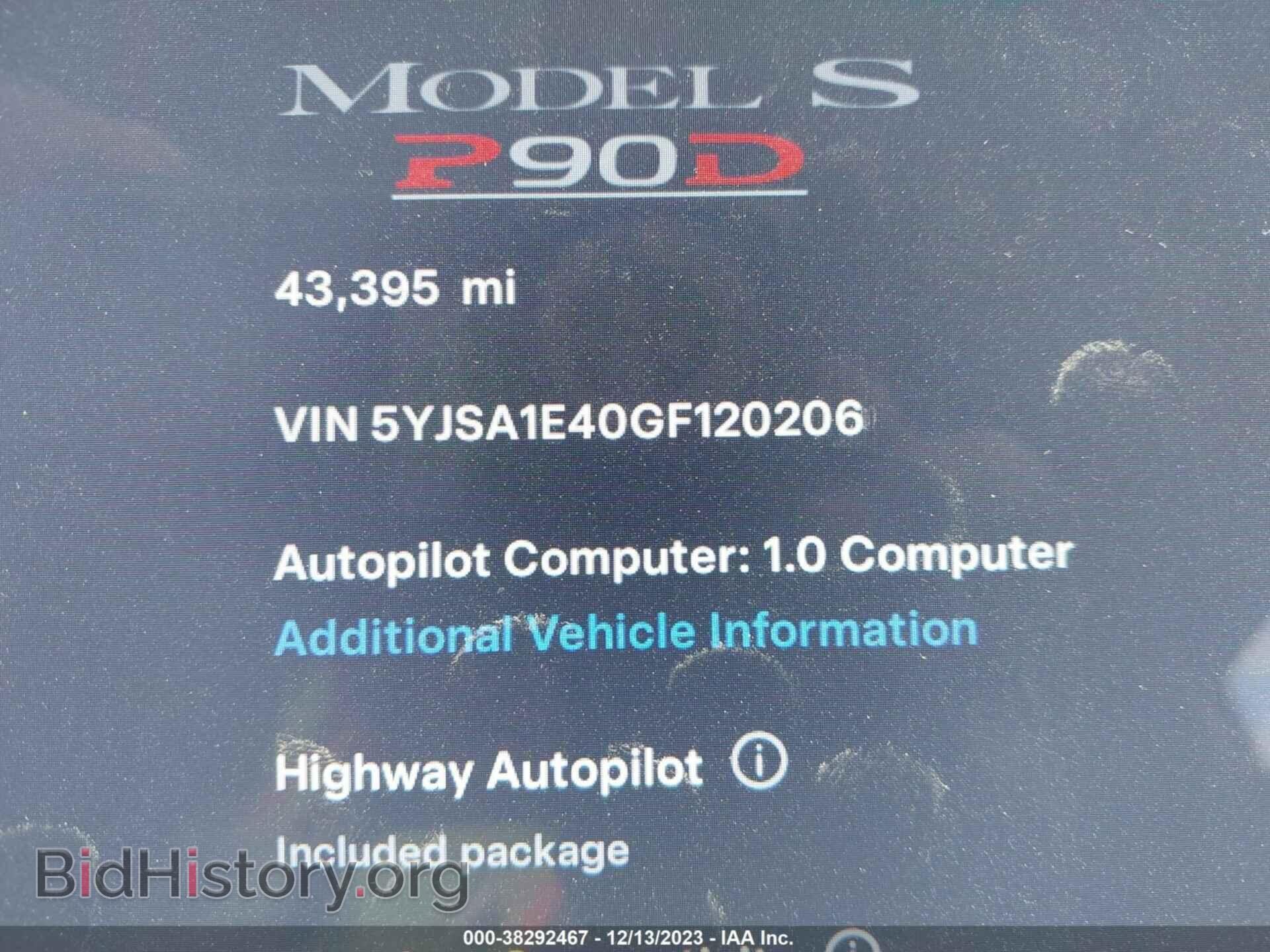 2016 TESLA MODEL S - VIN: 5YJSA1E40GF120206 - Photo 9