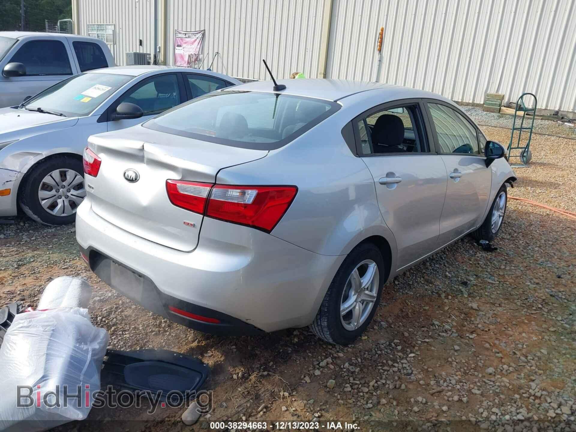 2015 KIA RIO - VIN: KNADM4A33F6504678 - Фото 4