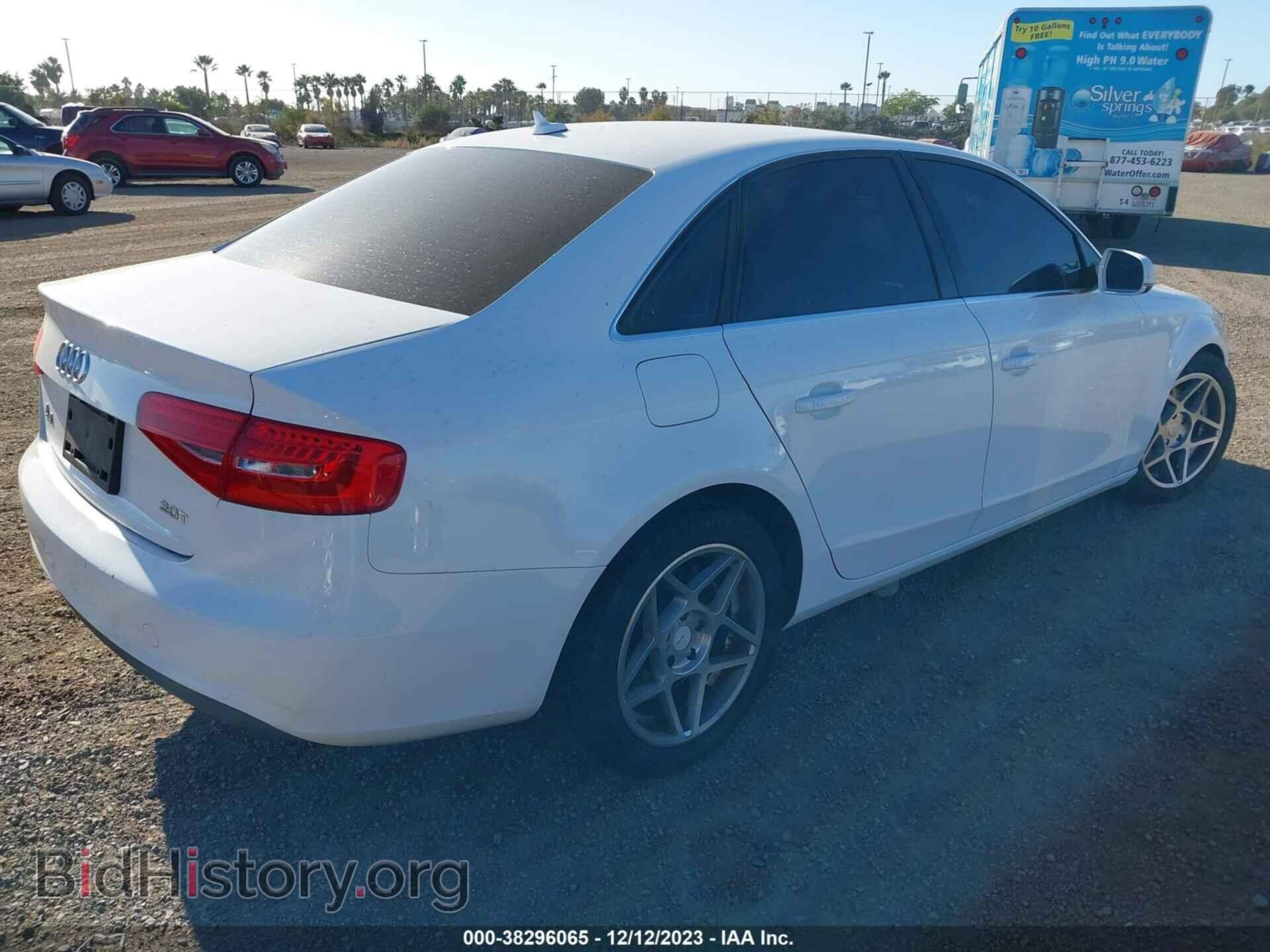 2013 AUDI A4 - VIN: WAUAFAFL0DA046029 - Фото 4