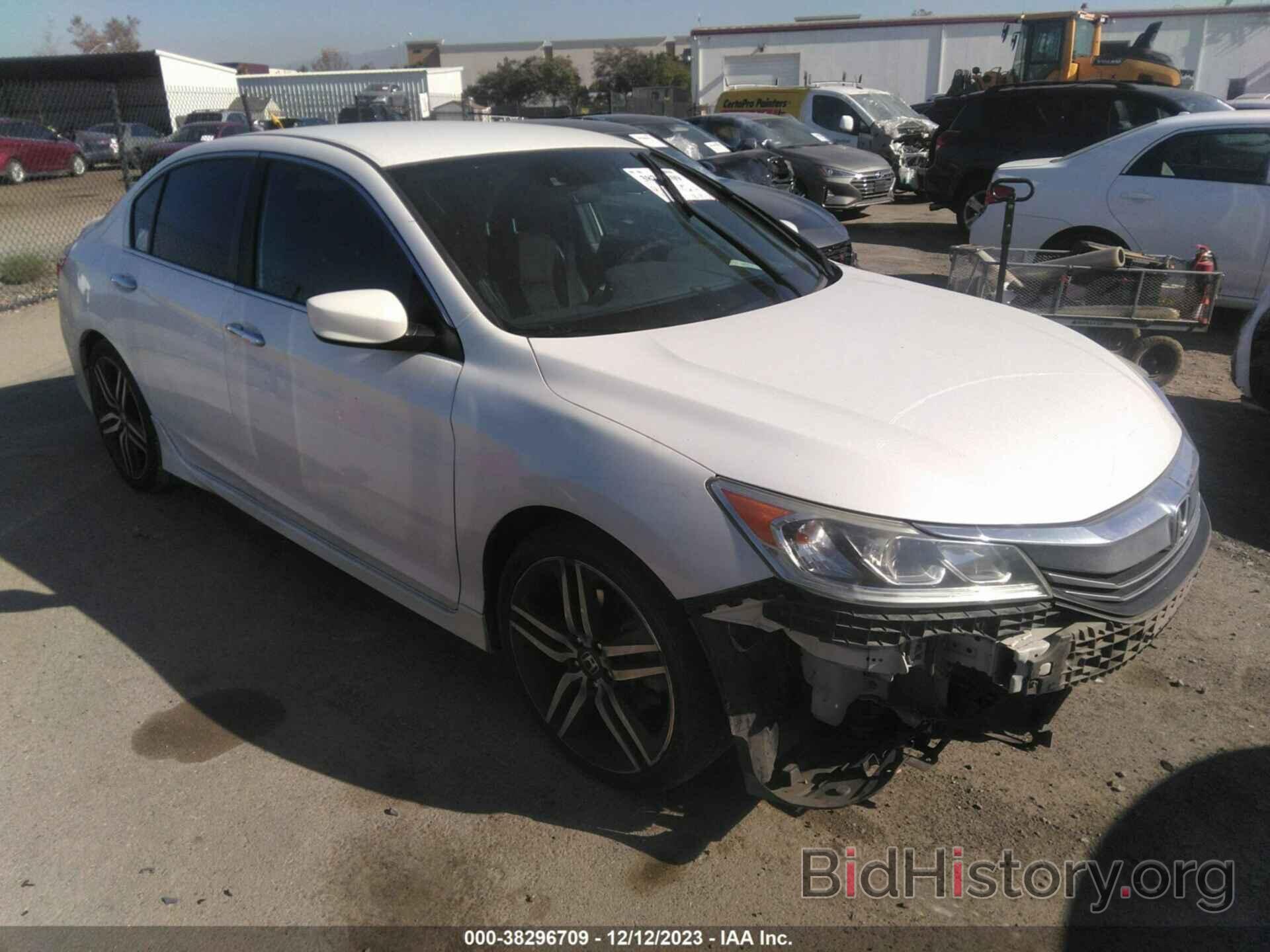 Photo 1HGCR2F68GA030458 - HONDA ACCORD 2016