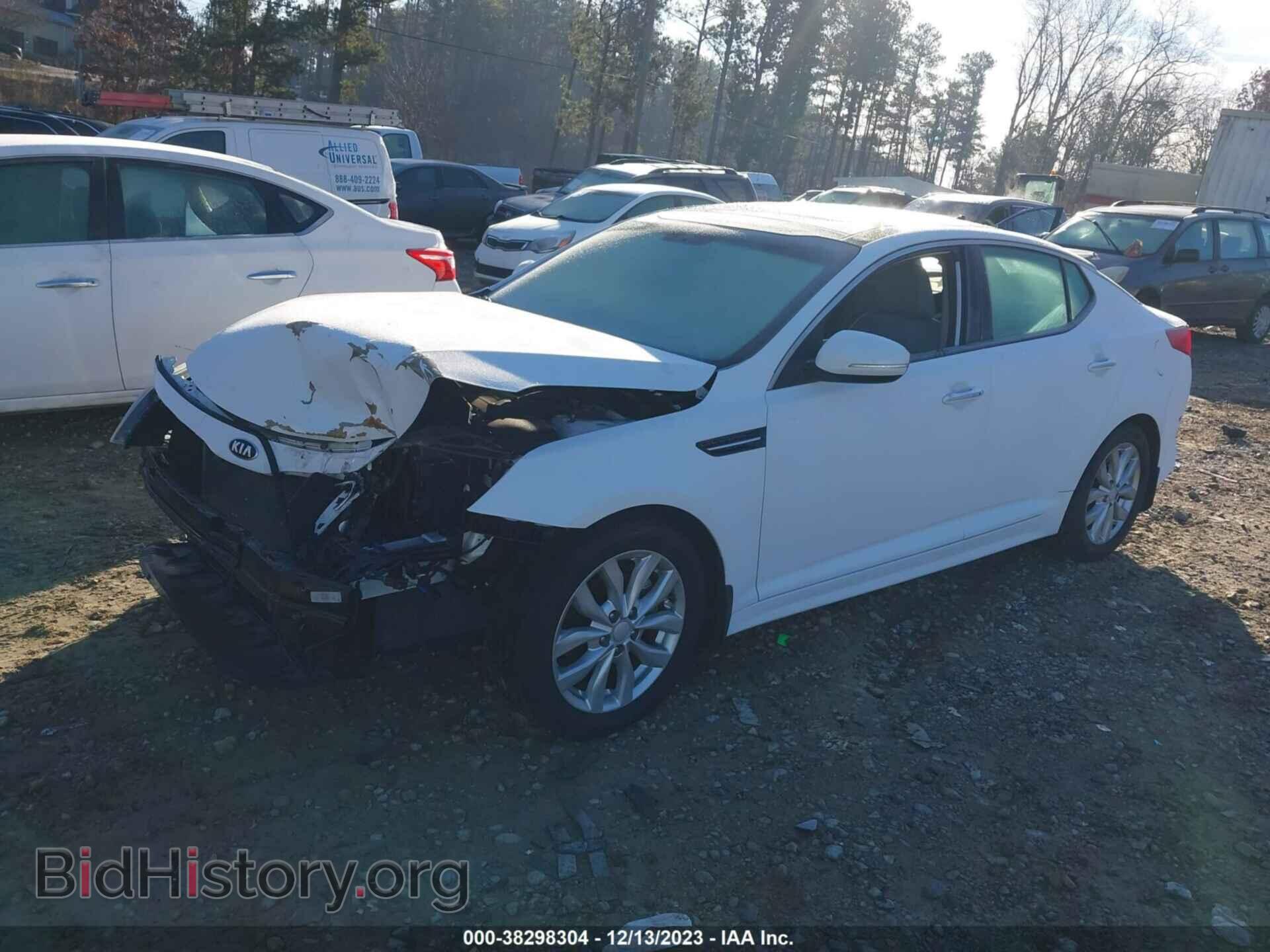 2015 KIA OPTIMA - VIN: 5XXGN4A70FG475092 - Фото 2