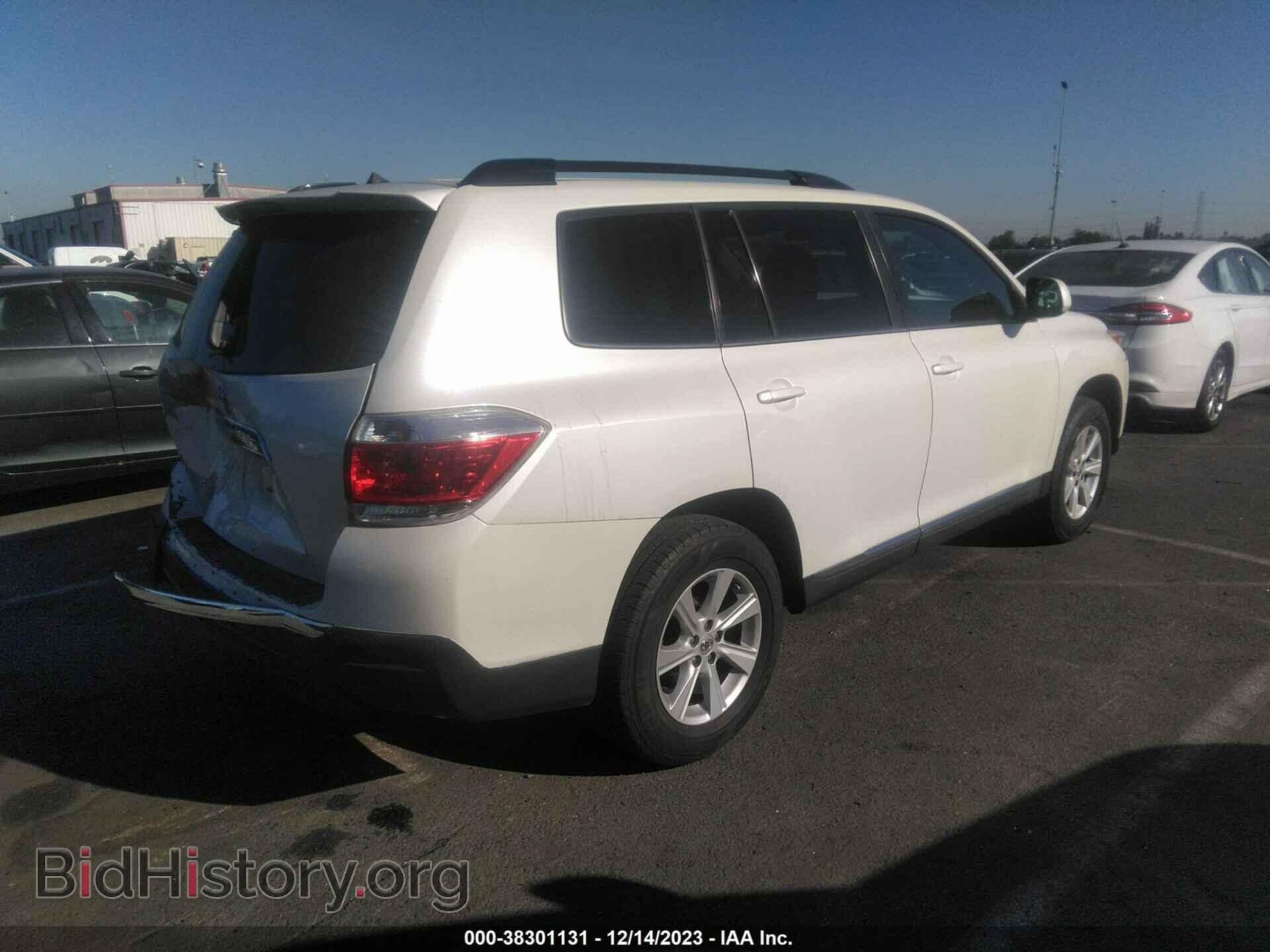 2013 TOYOTA HIGHLANDER - VIN: 5TDZK3EH8DS097212 - Фото 4