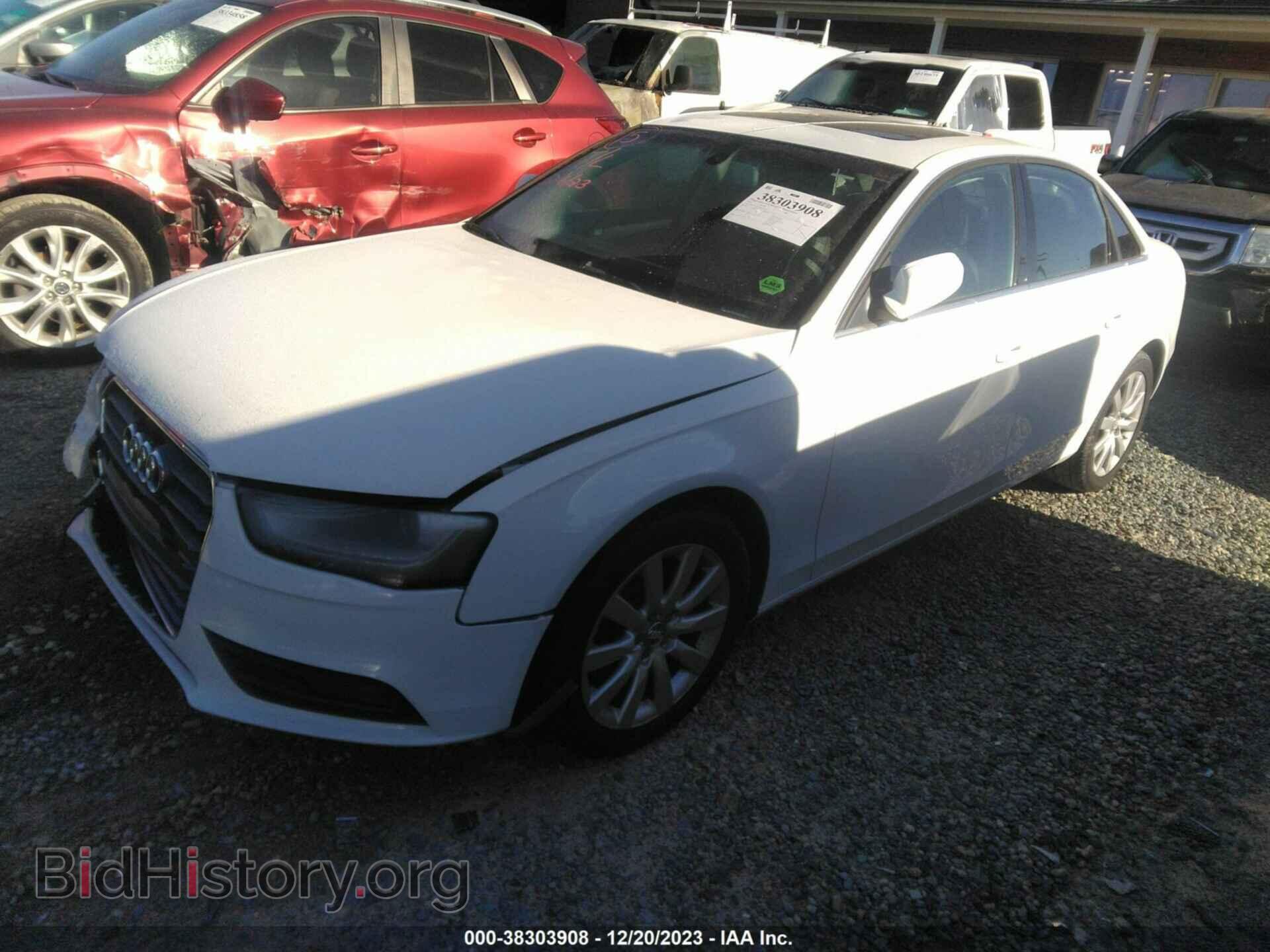 2013 AUDI A4 - VIN: WAUAFAFL5DA067541 - Фото 2
