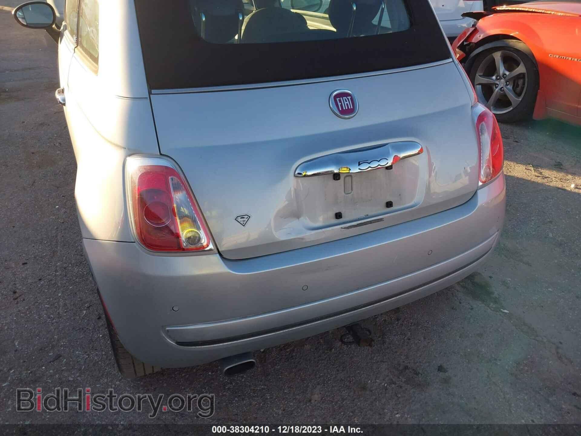 2012 FIAT 500C - VIN: 3C3CFFDR5CT335595 - Фото 6
