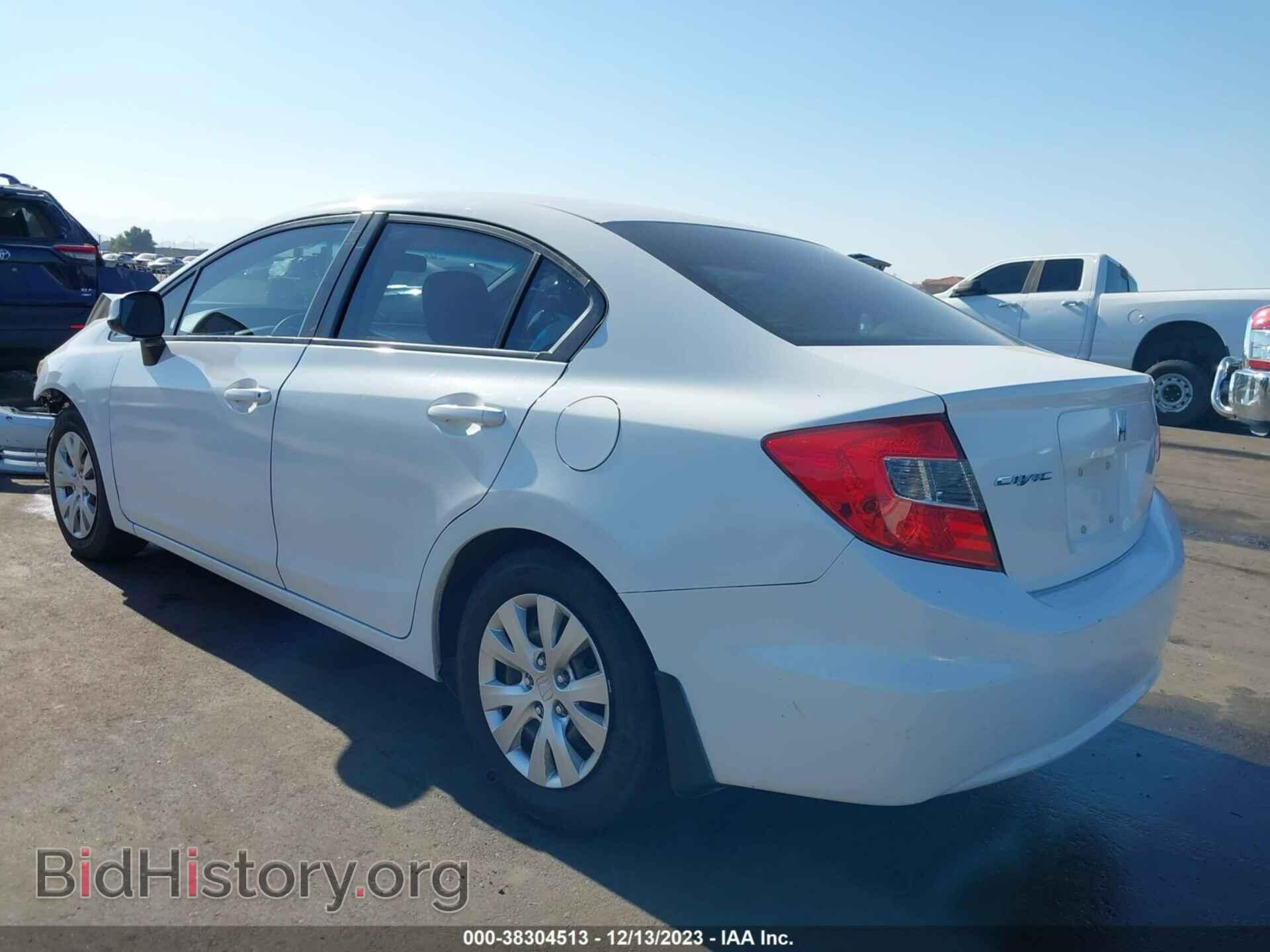 2012 HONDA CIVIC - VIN: 2HGFB2F50CH576322 - Фото 3