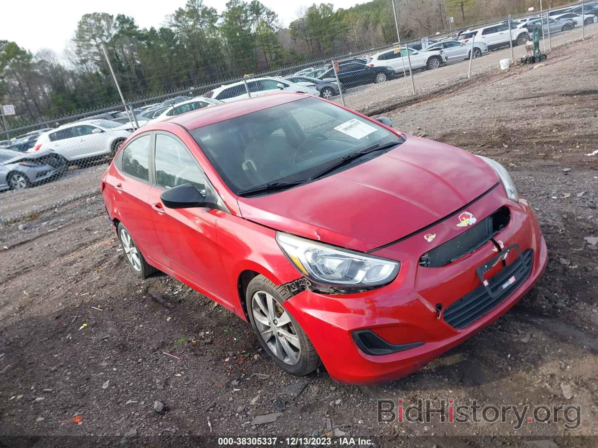 Photo KMHCT4AE8GU074173 - HYUNDAI ACCENT 2016