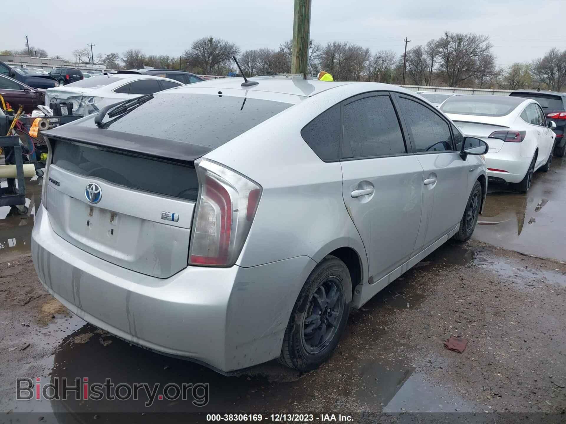 2012 TOYOTA PRIUS - VIN: JTDKN3DU6C5379666 - Фото 4